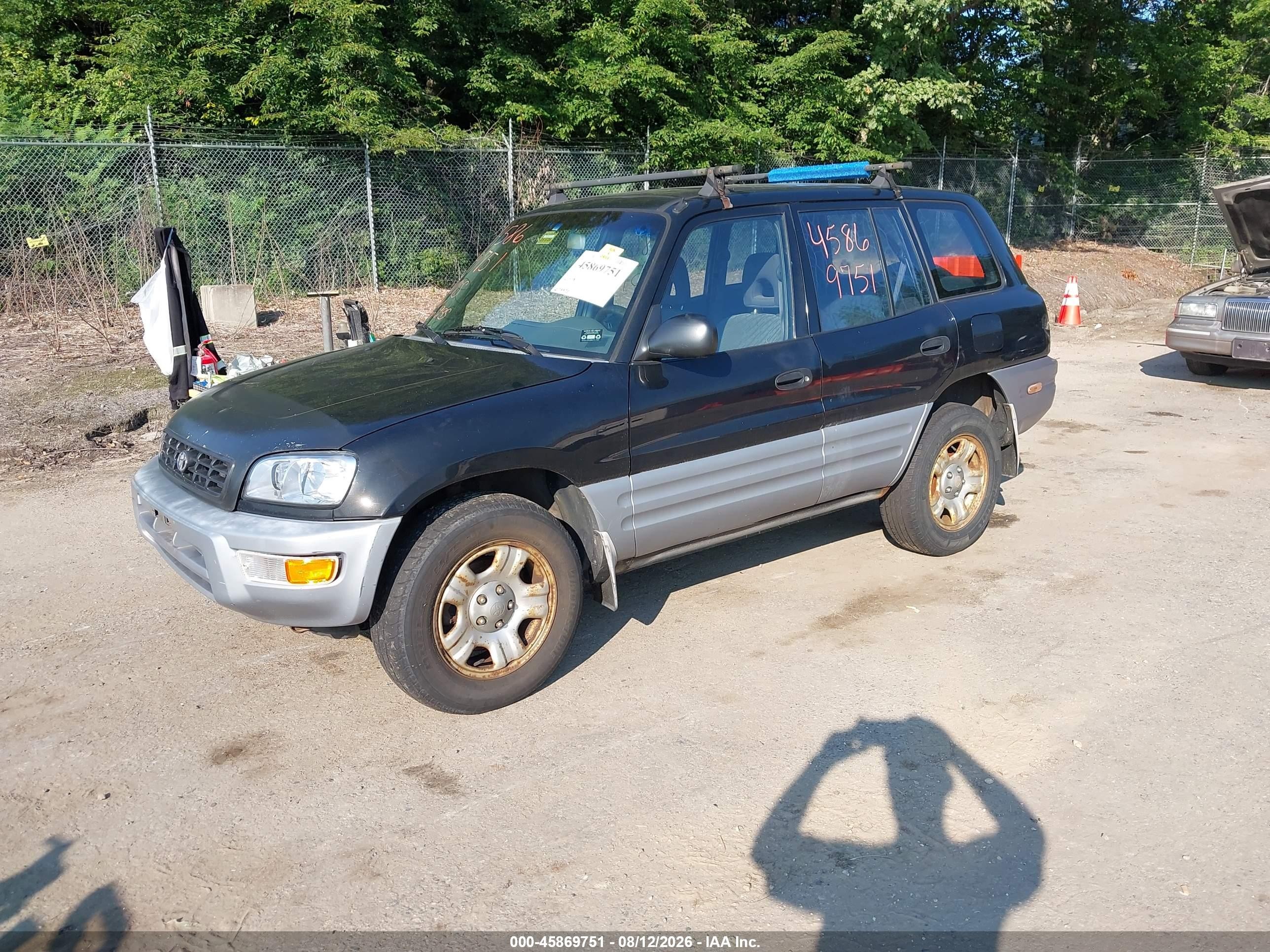 2000 Toyota Rav4   Black vin: JT3HP10V5Y7168529