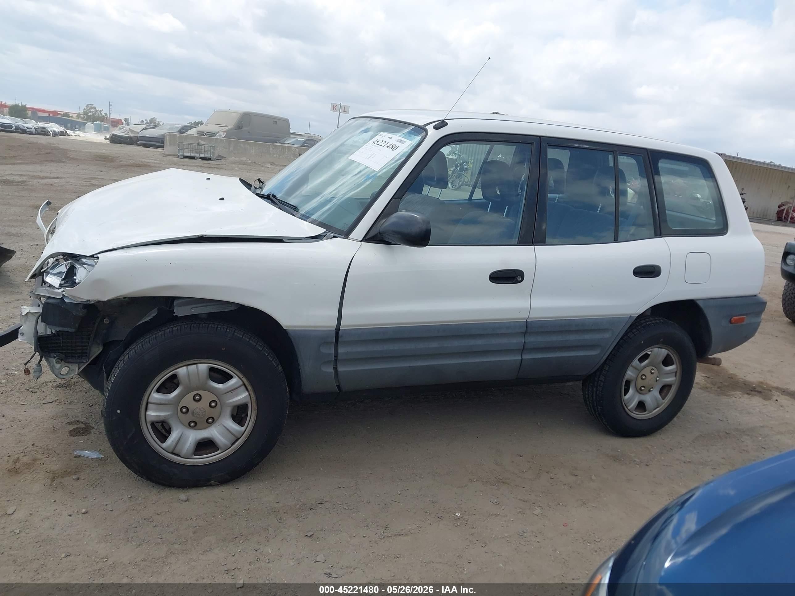 1998 Toyota Rav4 White vin: JT3HP10V6W7077248