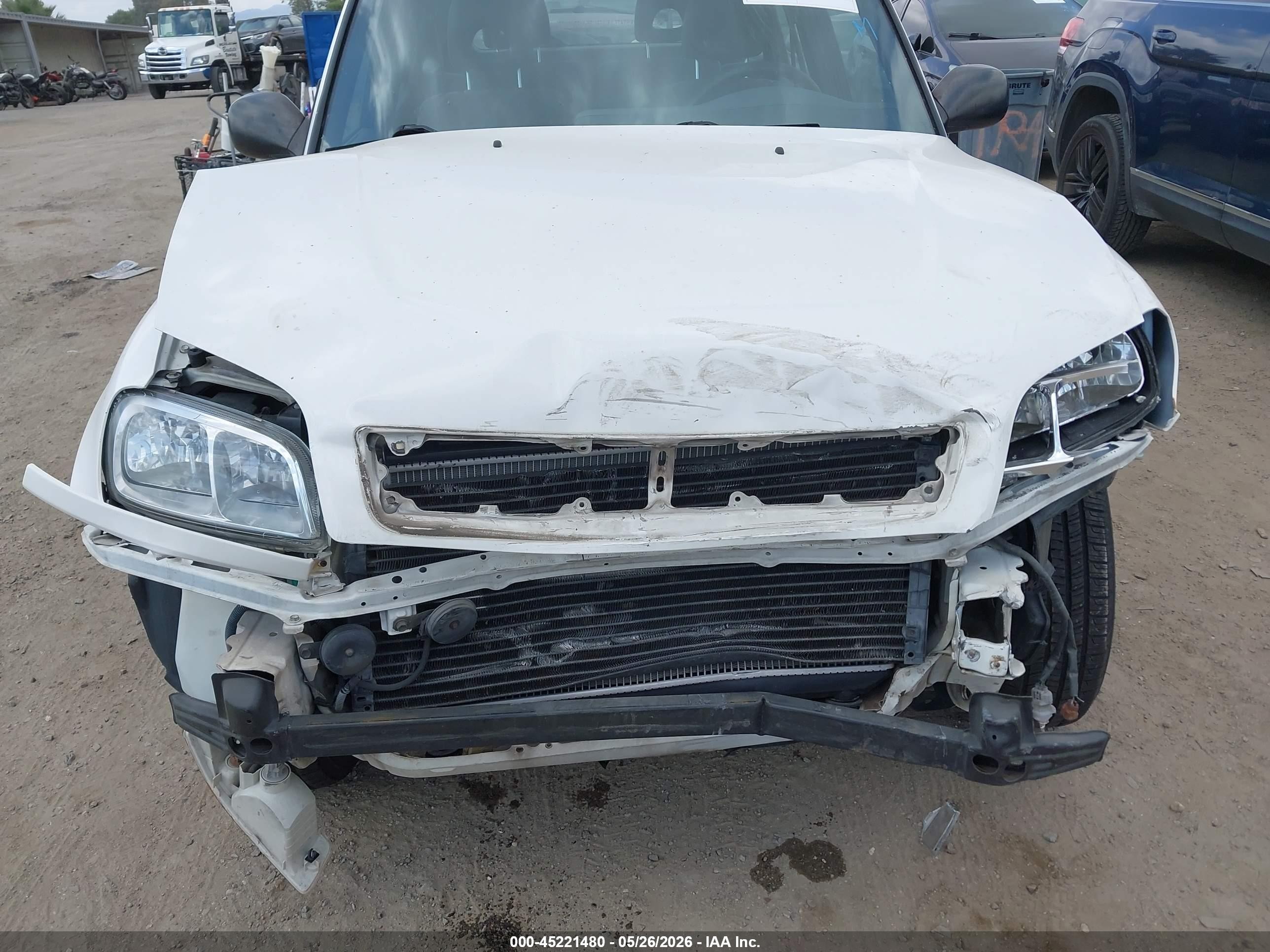 1998 Toyota Rav4 White vin: JT3HP10V6W7077248