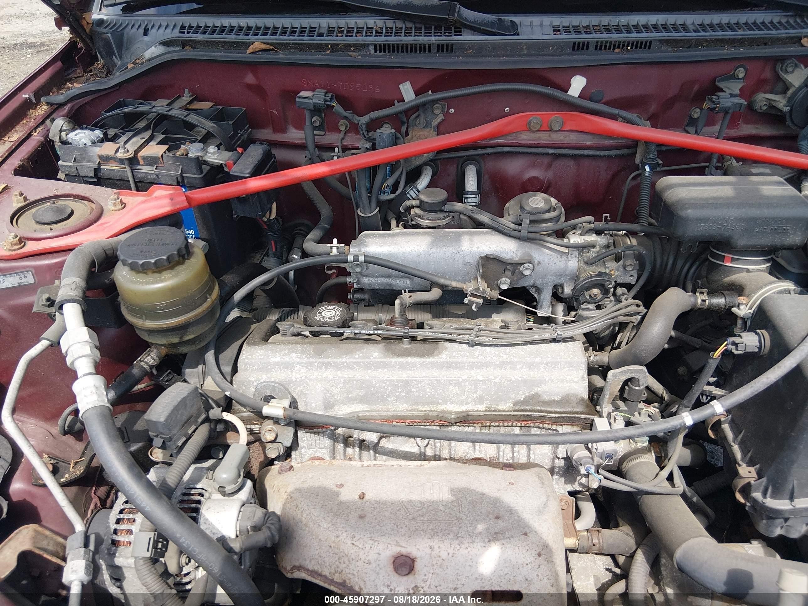 1998 Toyota Rav4   Burgundy vin: JT3HP10V6W7099086