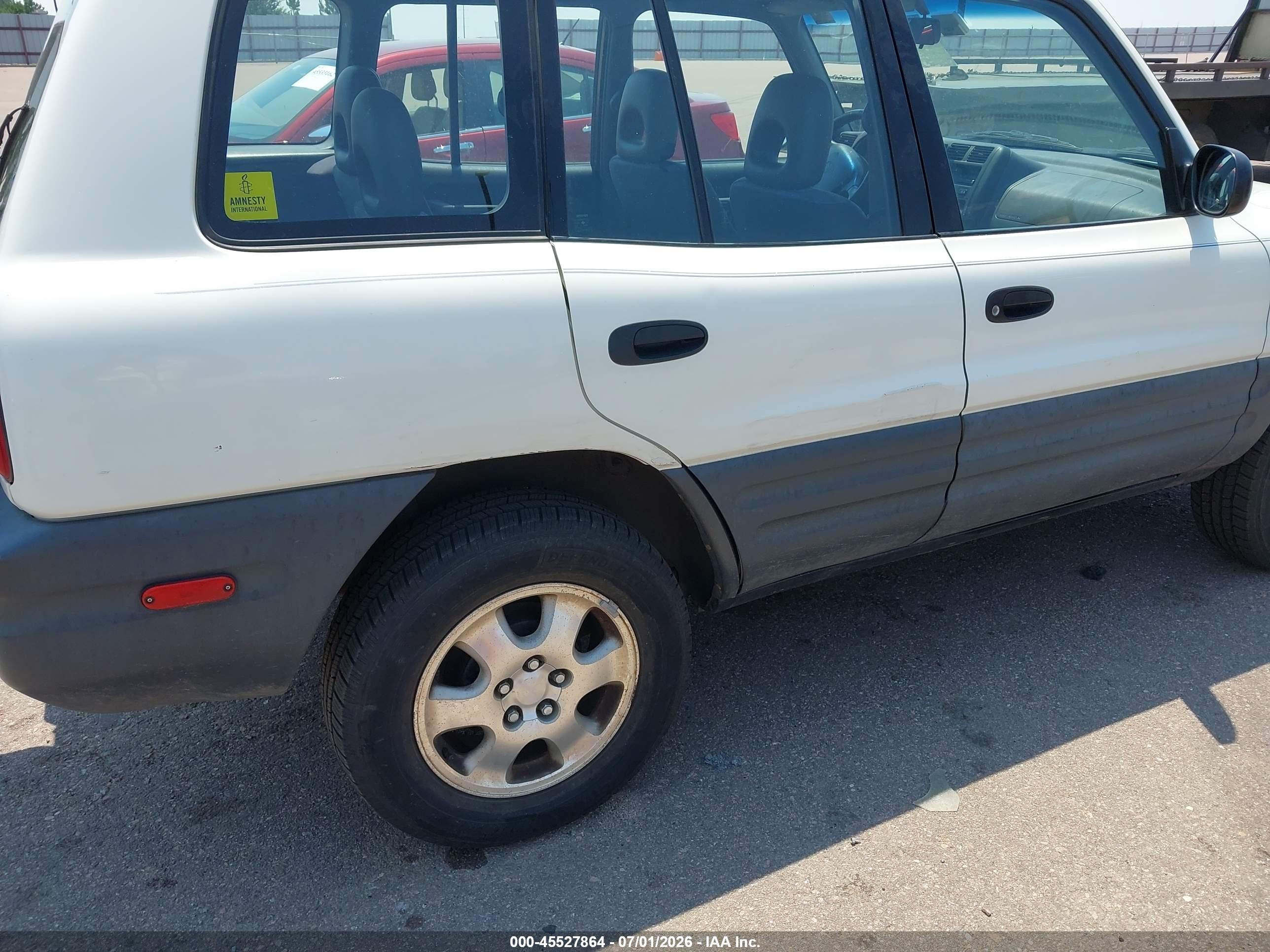 1996 Toyota Rav4   White vin: JT3HP10V7T0107121