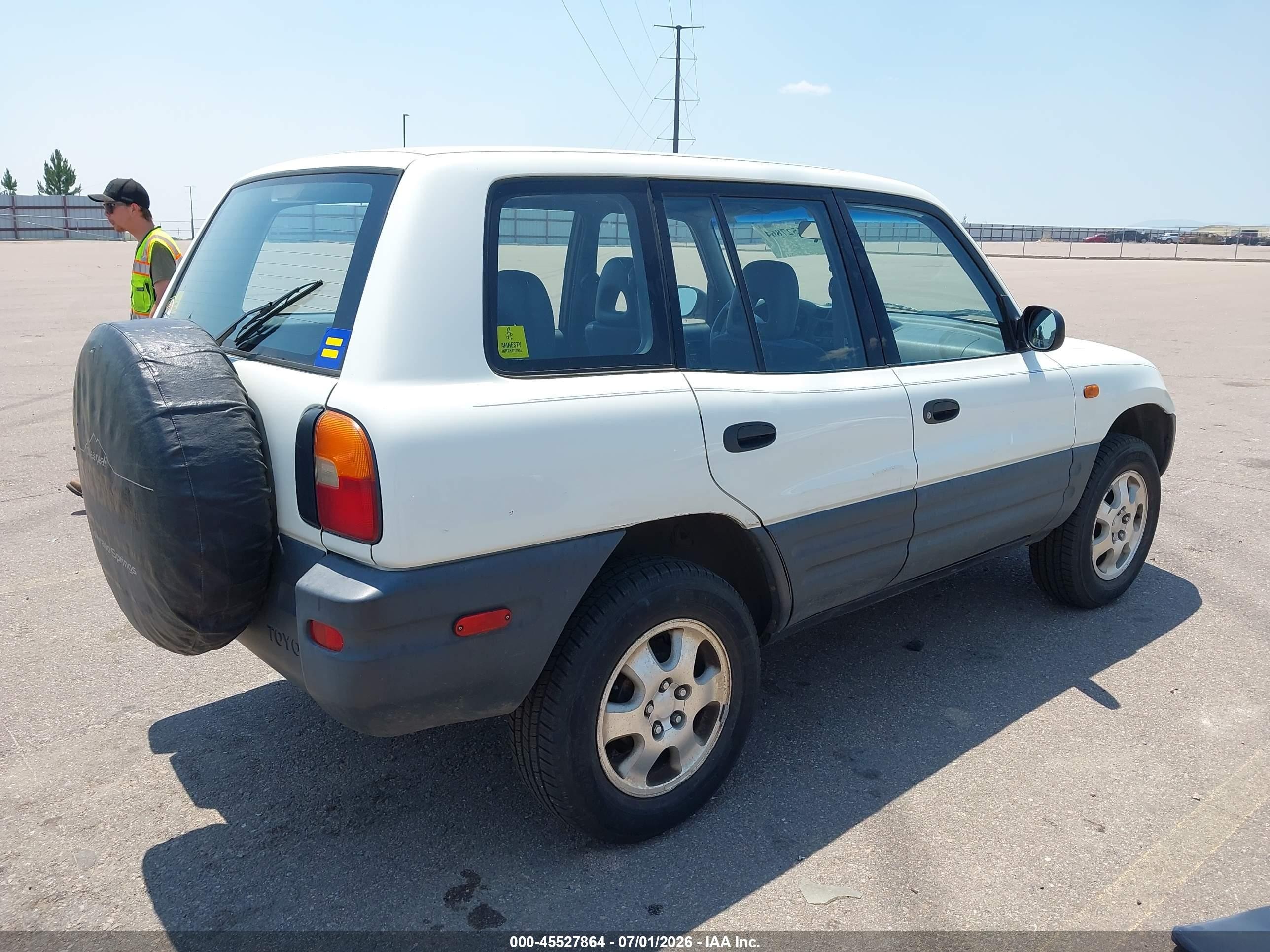 1996 Toyota Rav4   White vin: JT3HP10V7T0107121