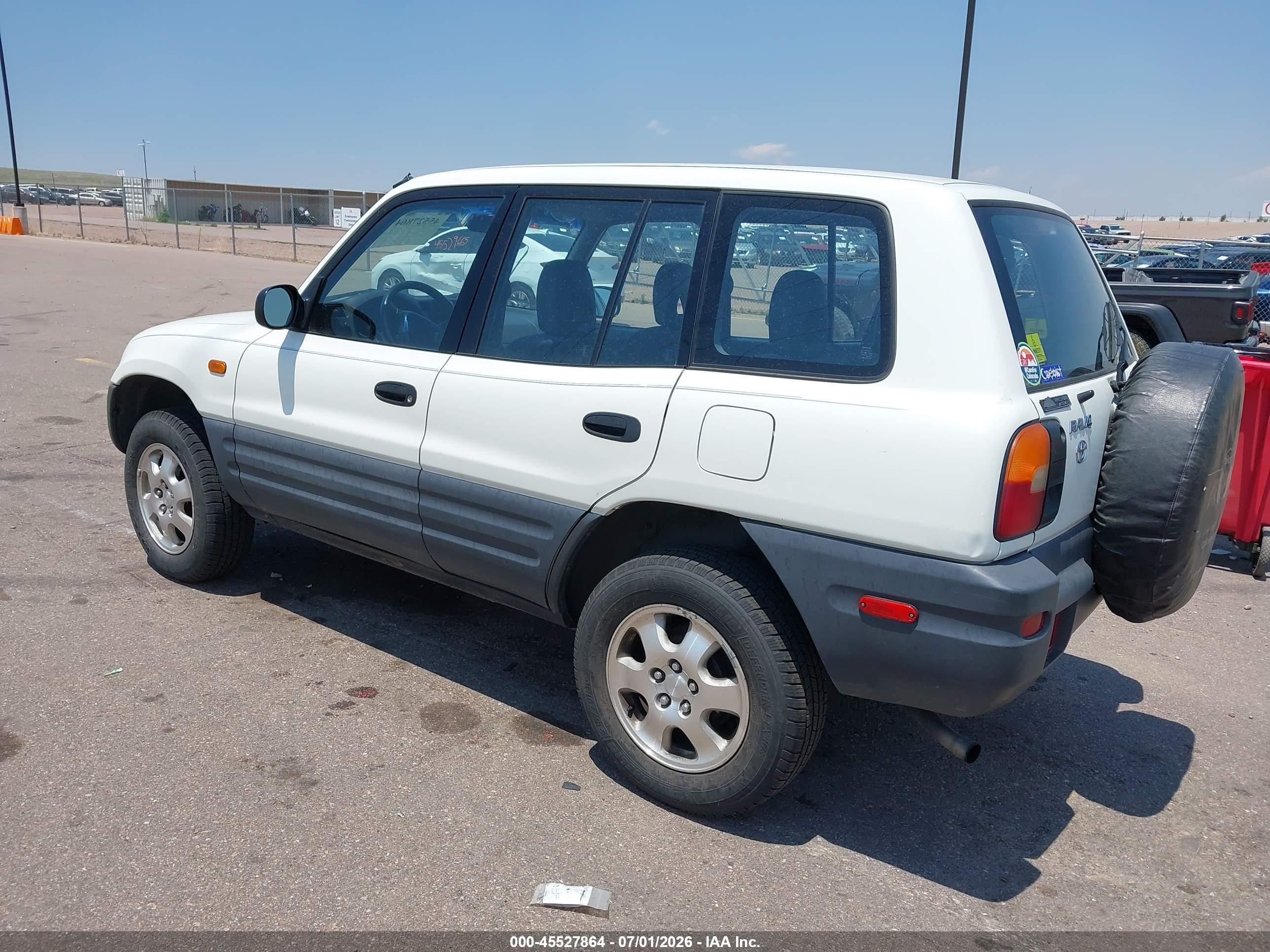 1996 Toyota Rav4   White vin: JT3HP10V7T0107121