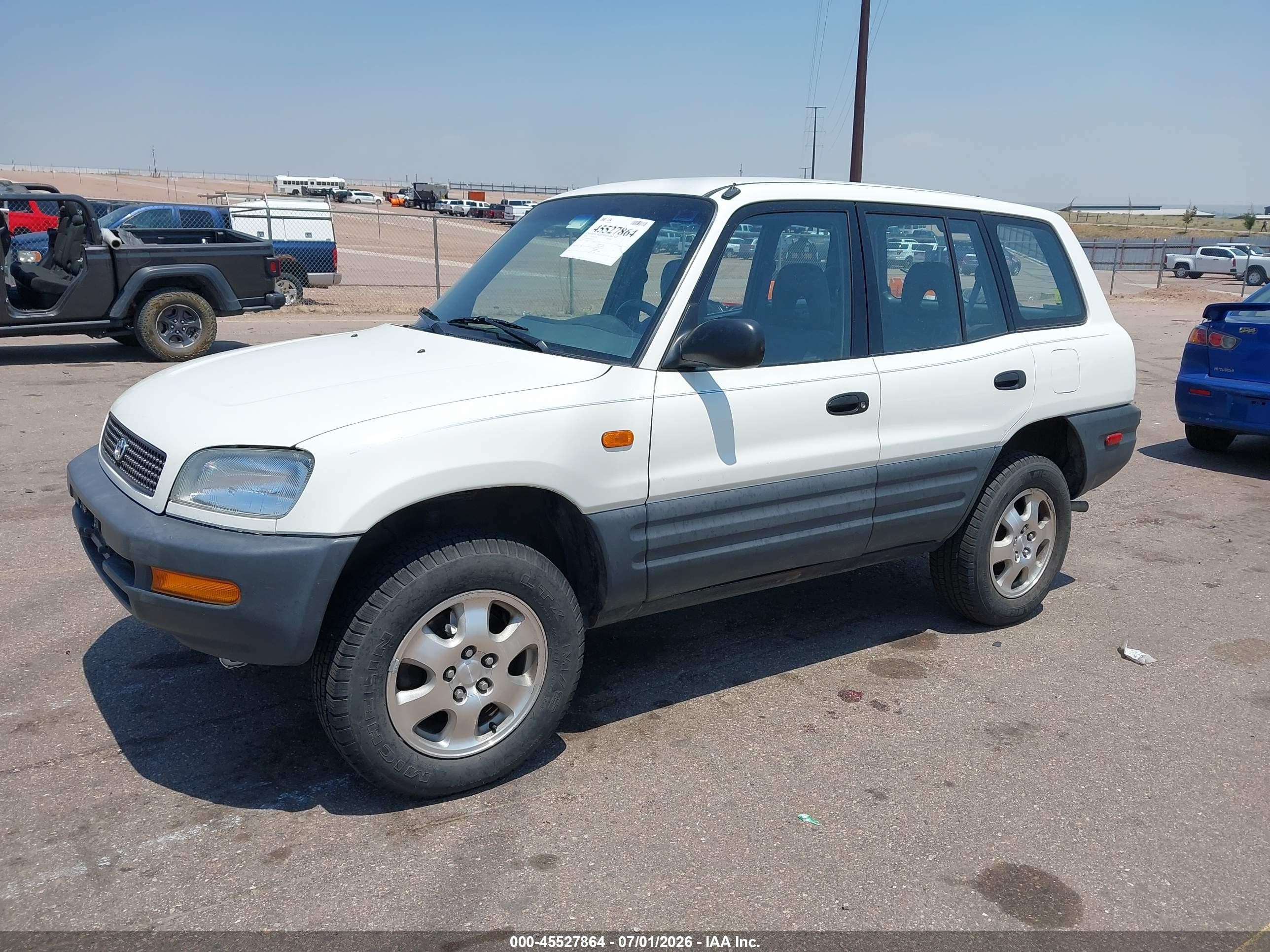 1996 Toyota Rav4   White vin: JT3HP10V7T0107121