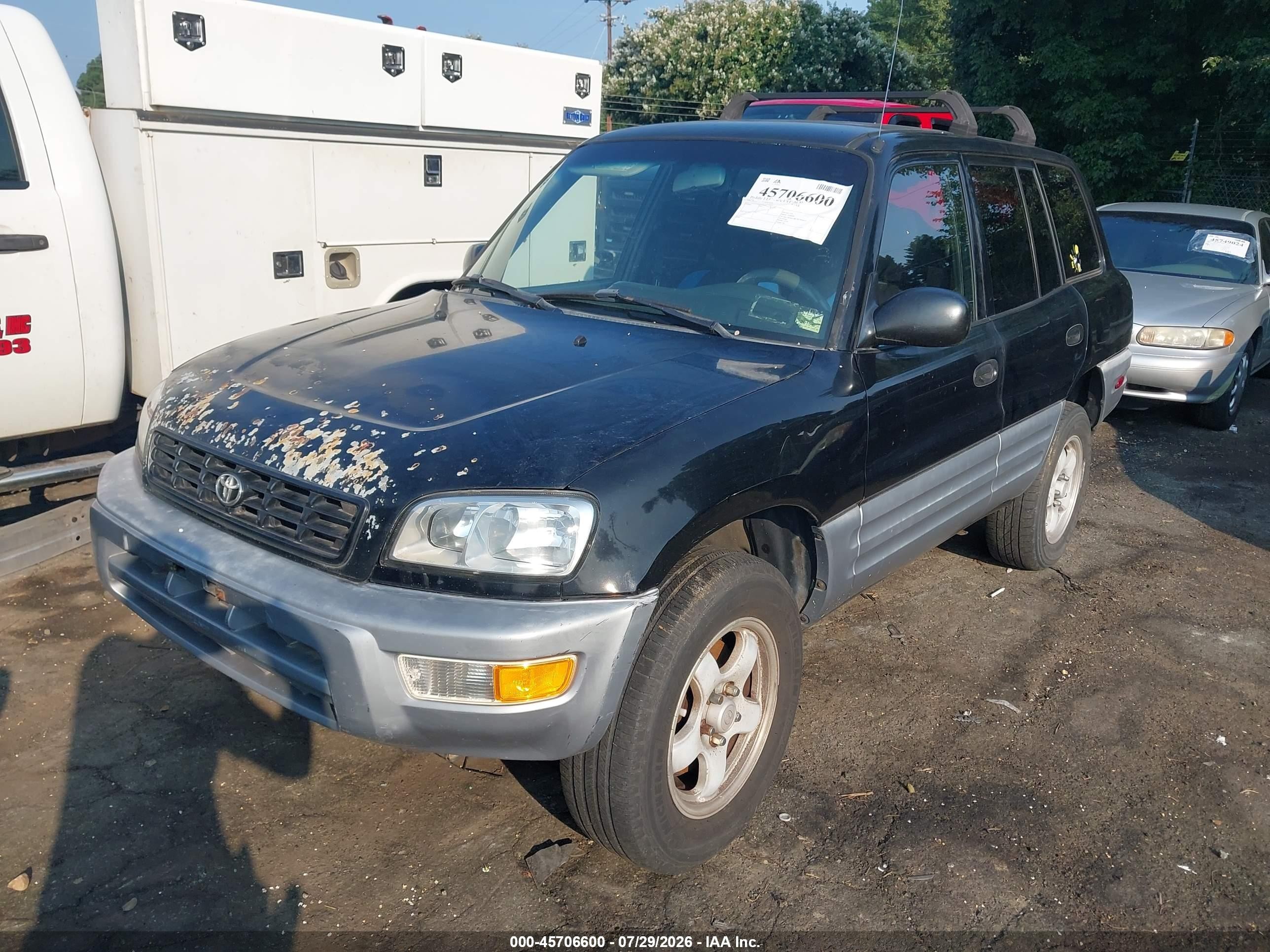 1998 Toyota Rav4   Черный vin: JT3HP10V7W7101041