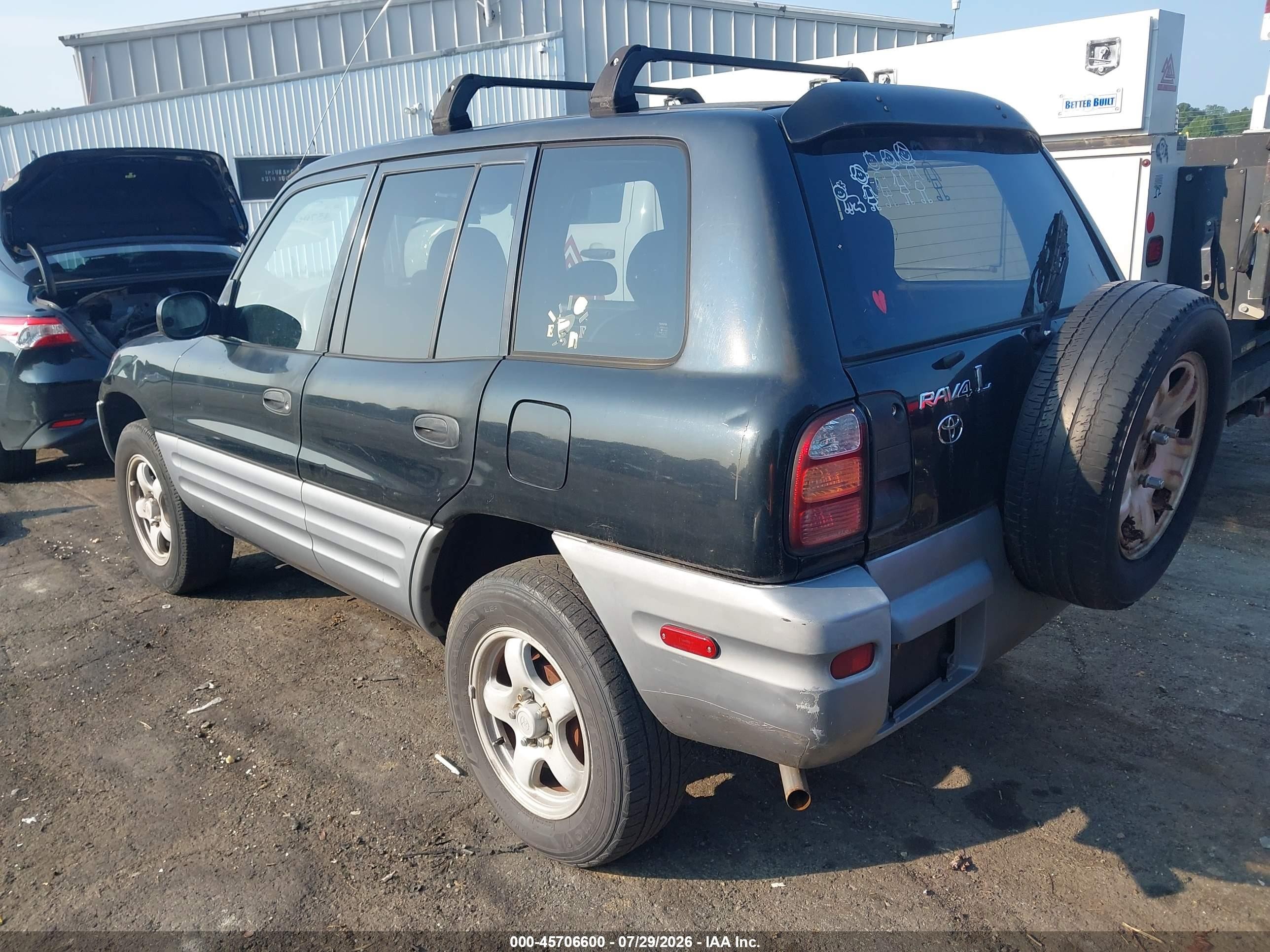 1998 Toyota Rav4   Черный vin: JT3HP10V7W7101041