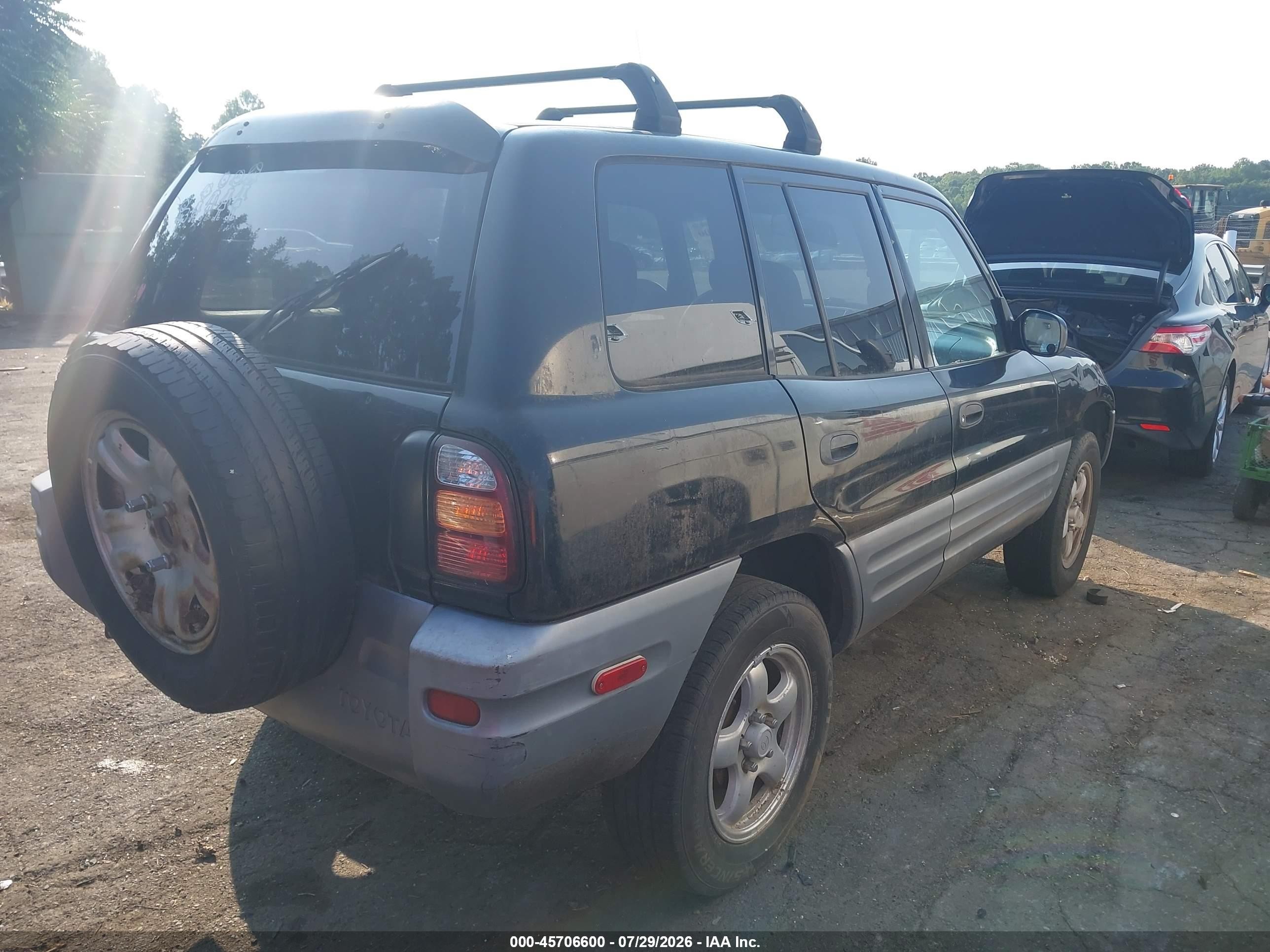 1998 Toyota Rav4   Черный vin: JT3HP10V7W7101041