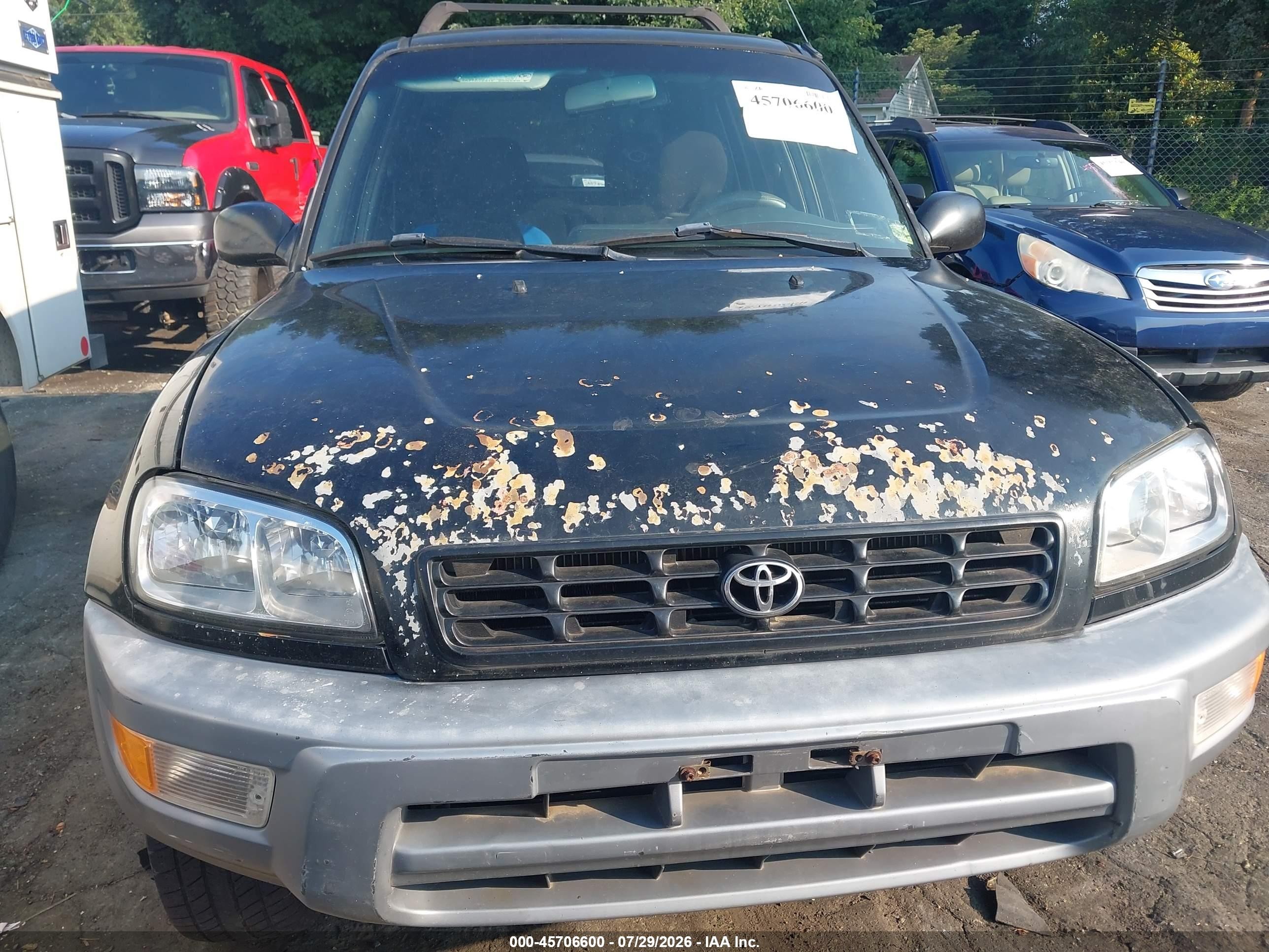 1998 Toyota Rav4   Черный vin: JT3HP10V7W7101041