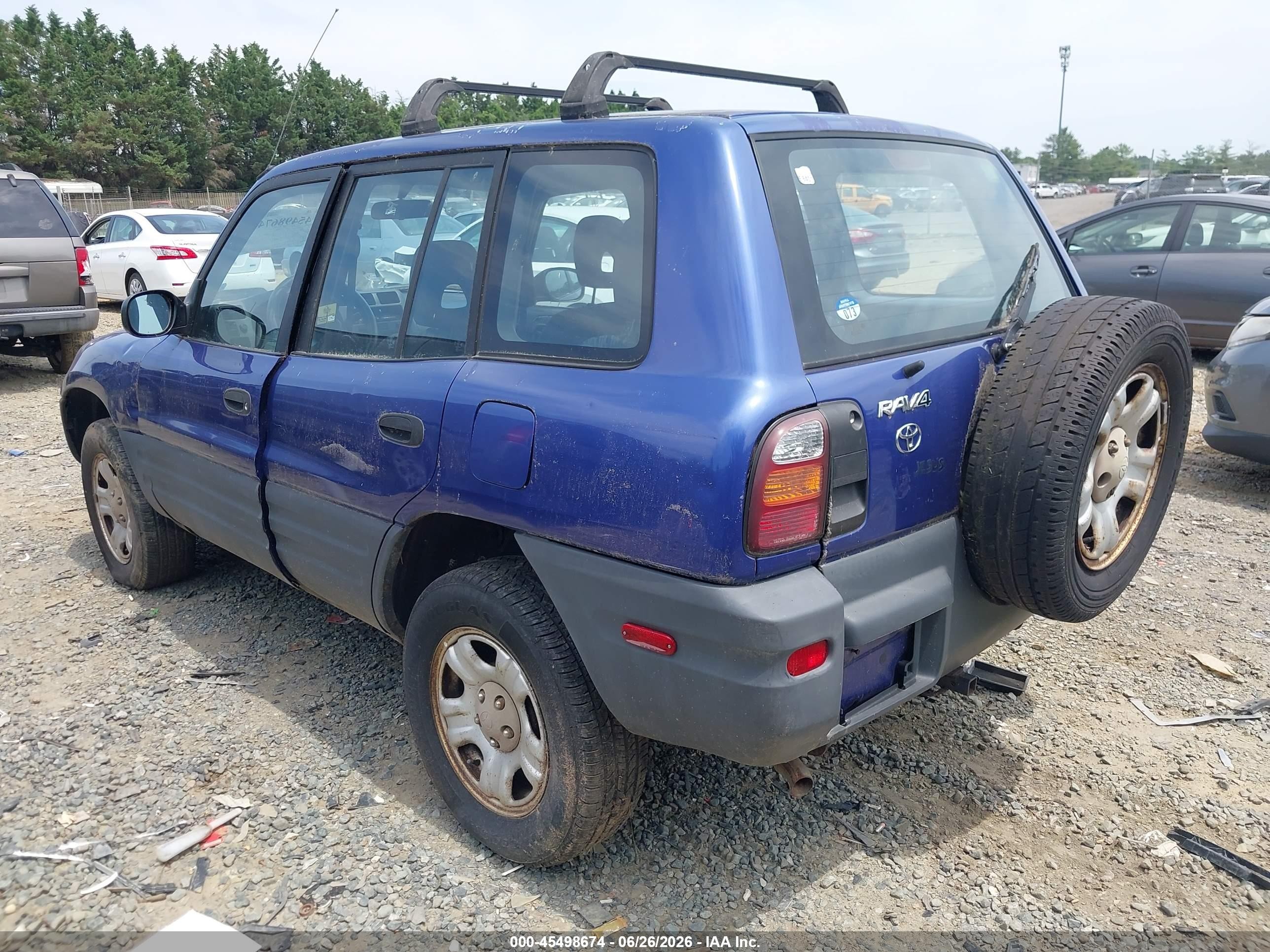 1998 Toyota Rav4   Blue vin: JT3HP10V7W7106062
