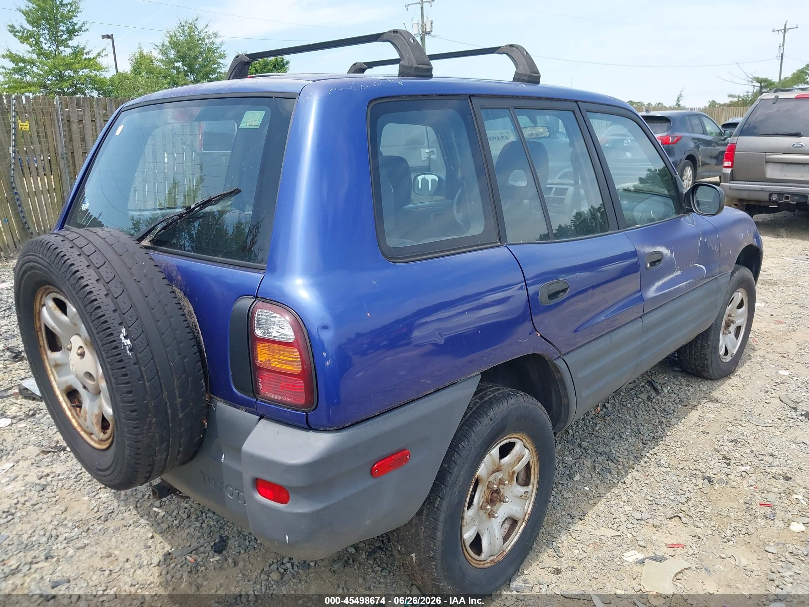 1998 Toyota Rav4   Blue vin: JT3HP10V7W7106062
