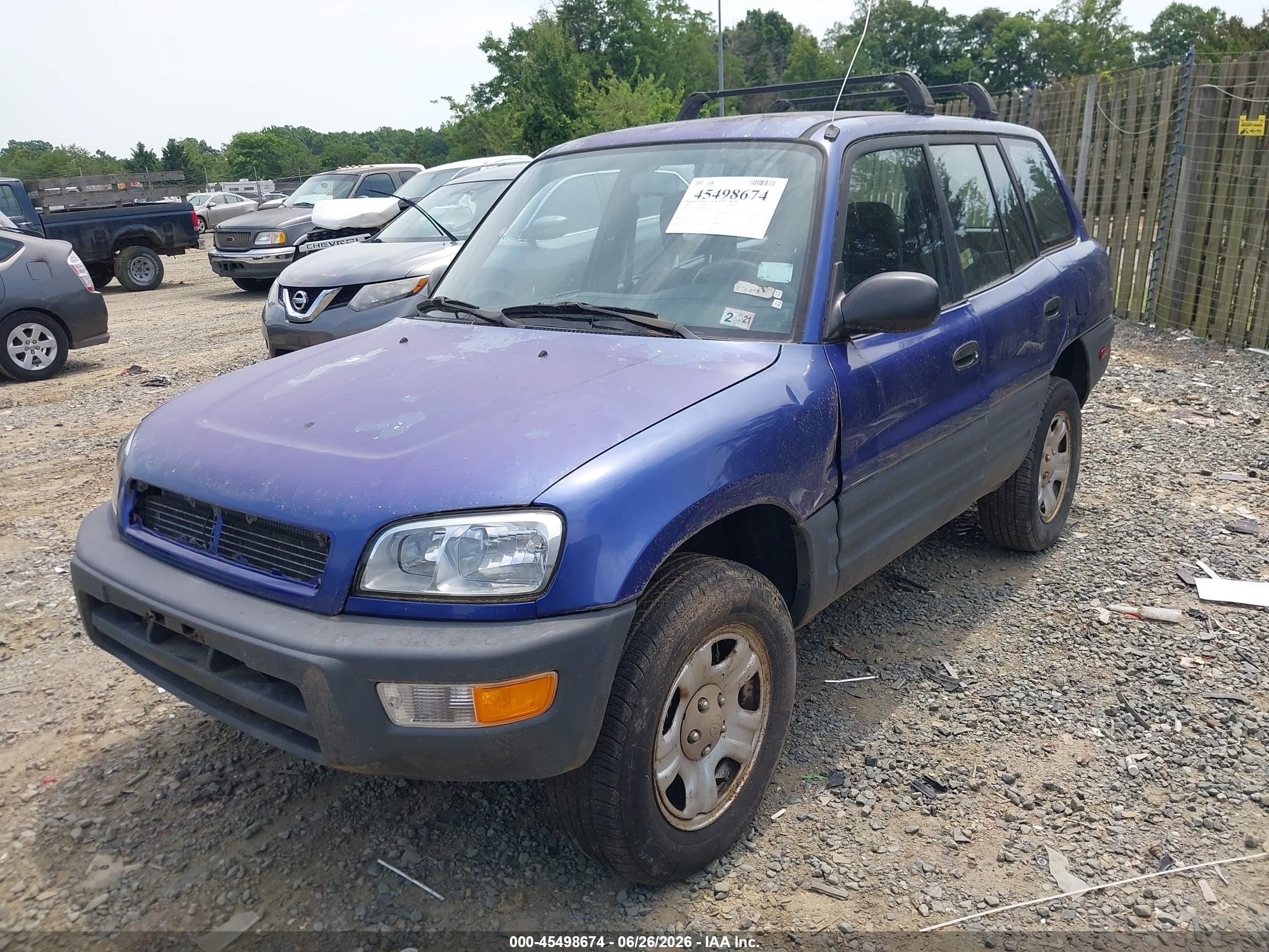 1998 Toyota Rav4   Blue vin: JT3HP10V7W7106062