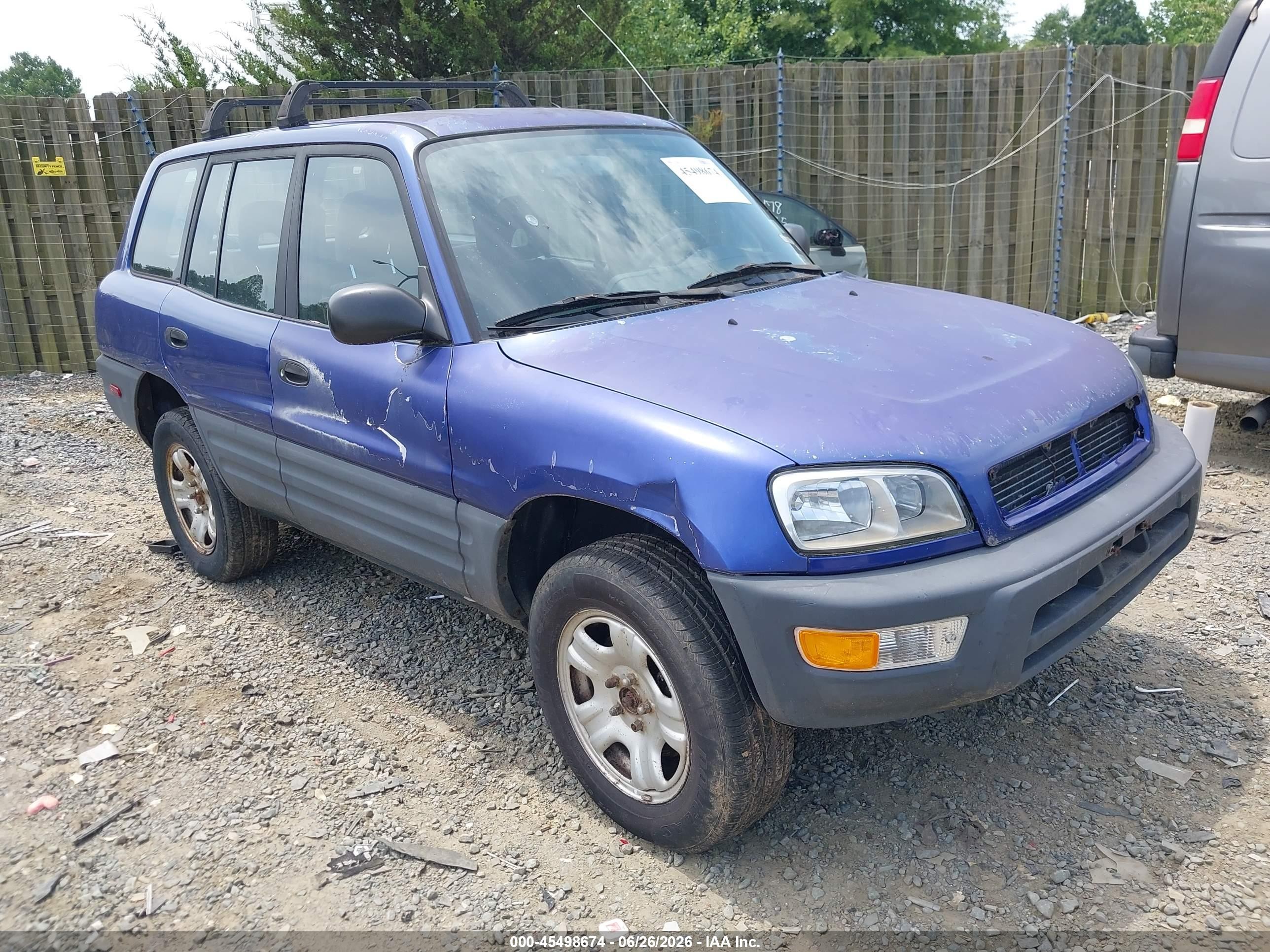 1998 Toyota Rav4   Blue vin: JT3HP10V7W7106062