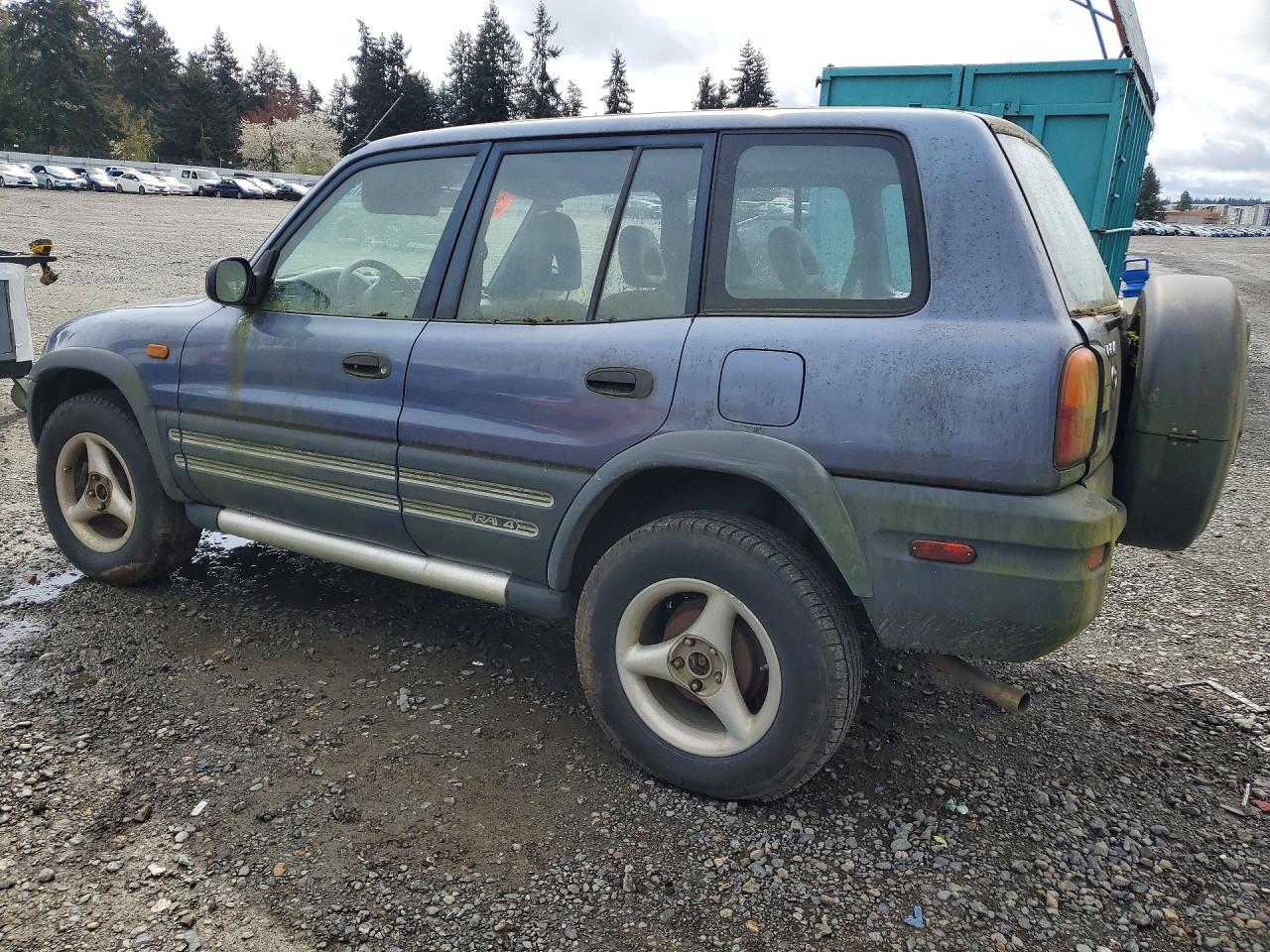 1997 Toyota Rav4 Base Blue vin: JT3HP10V8V0130362