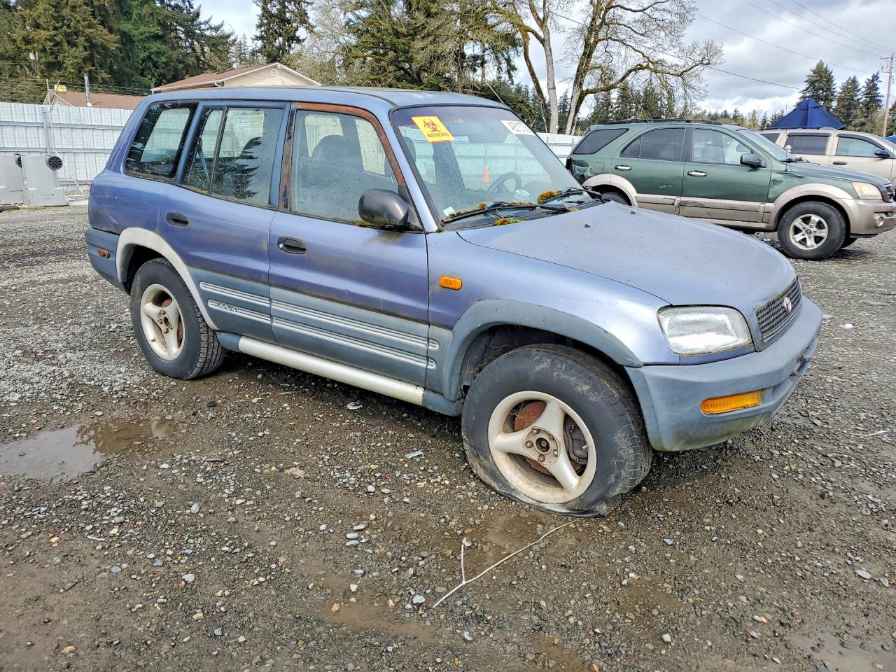 1997 Toyota Rav4 Base Blue vin: JT3HP10V8V0130362