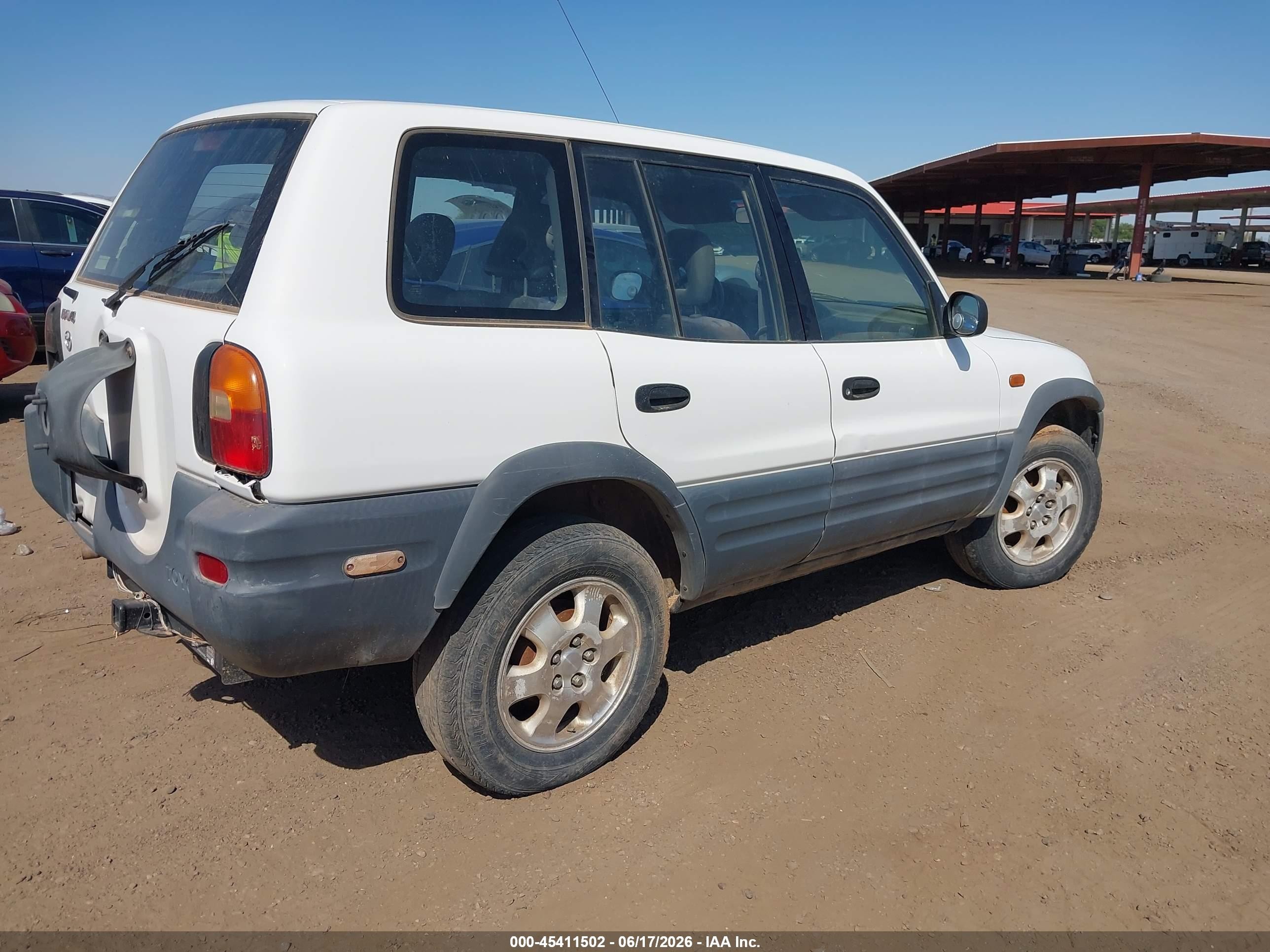 1997 Toyota Rav4   White vin: JT3HP10V8V7059008