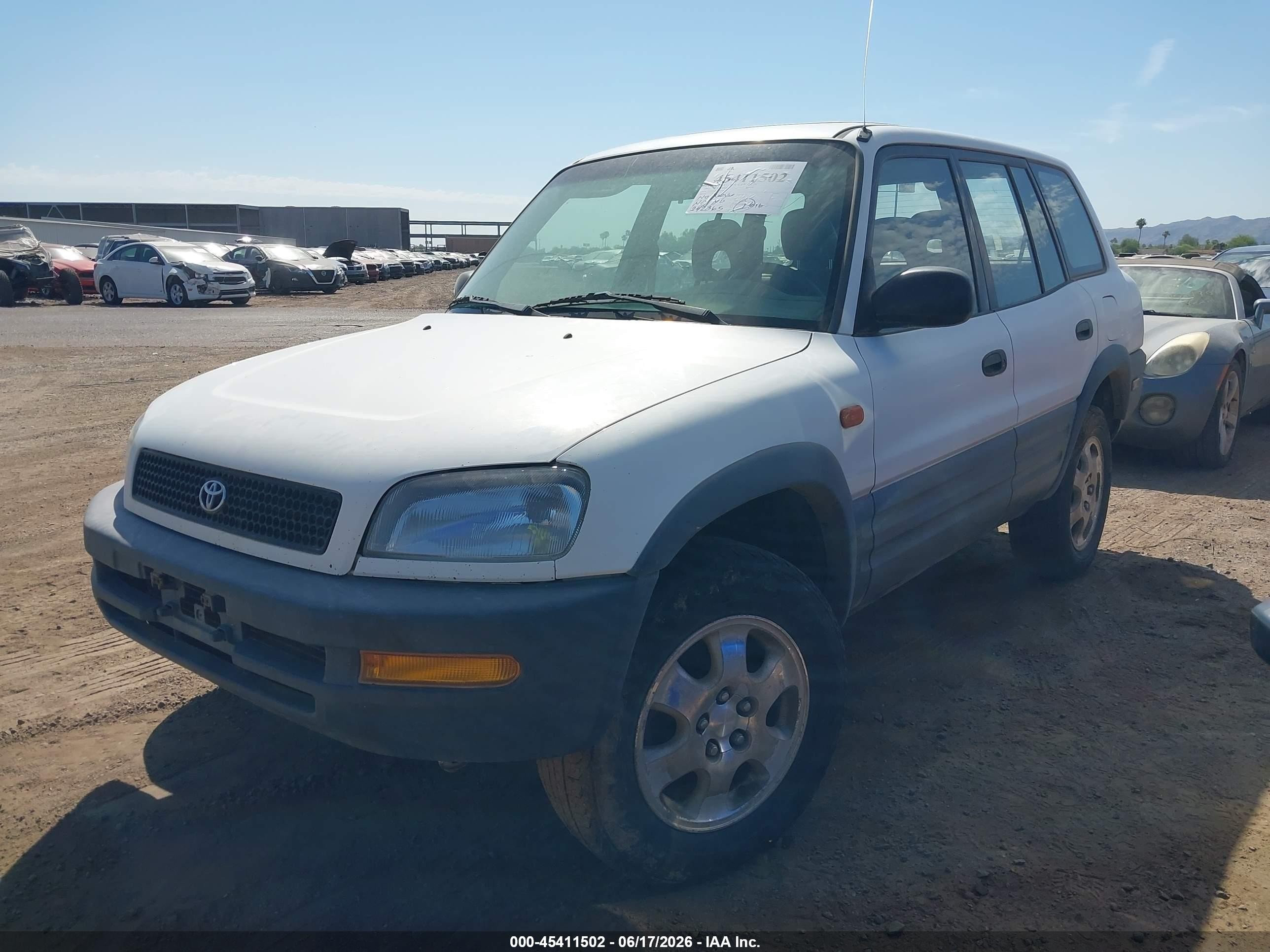1997 Toyota Rav4   White vin: JT3HP10V8V7059008