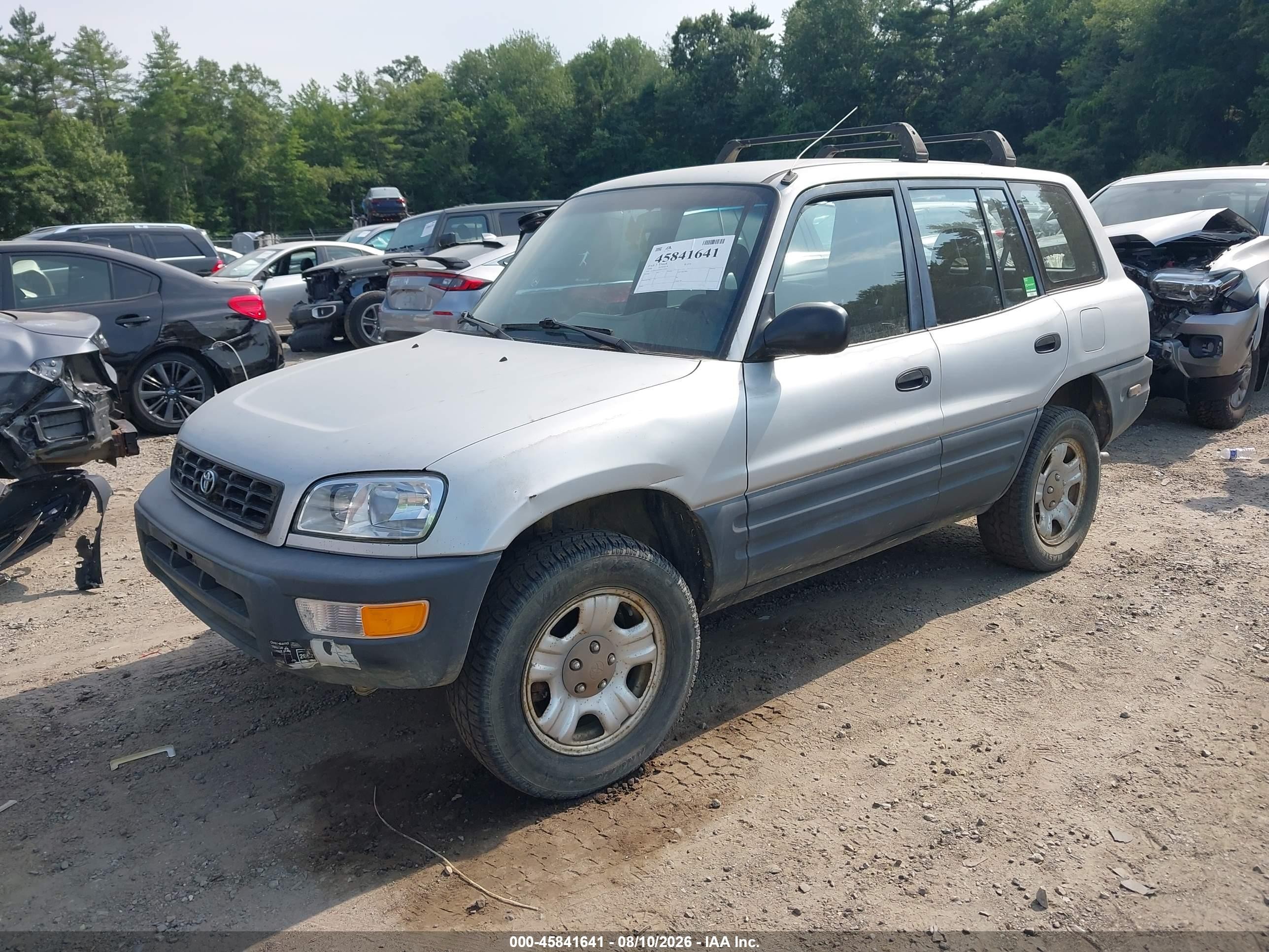 1998 Toyota Rav4   Silver vin: JT3HP10V8W0171916