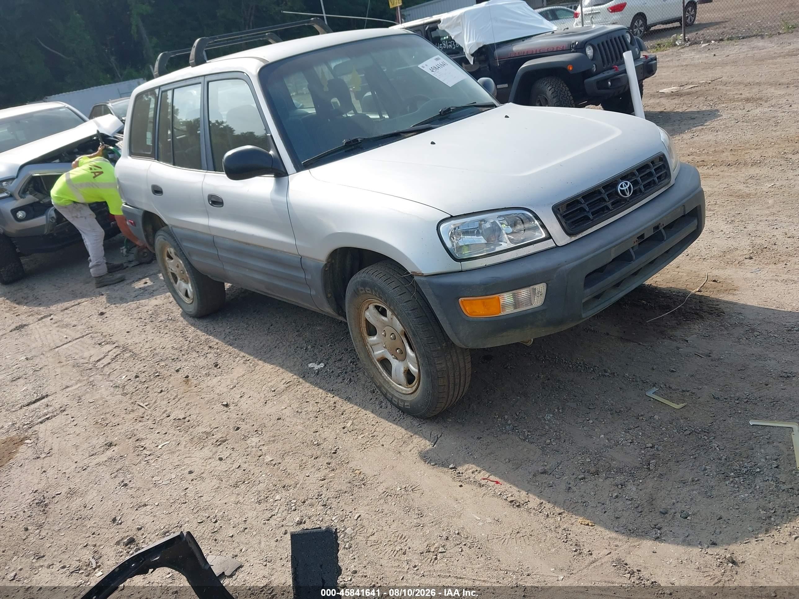 1998 Toyota Rav4   Silver vin: JT3HP10V8W0171916