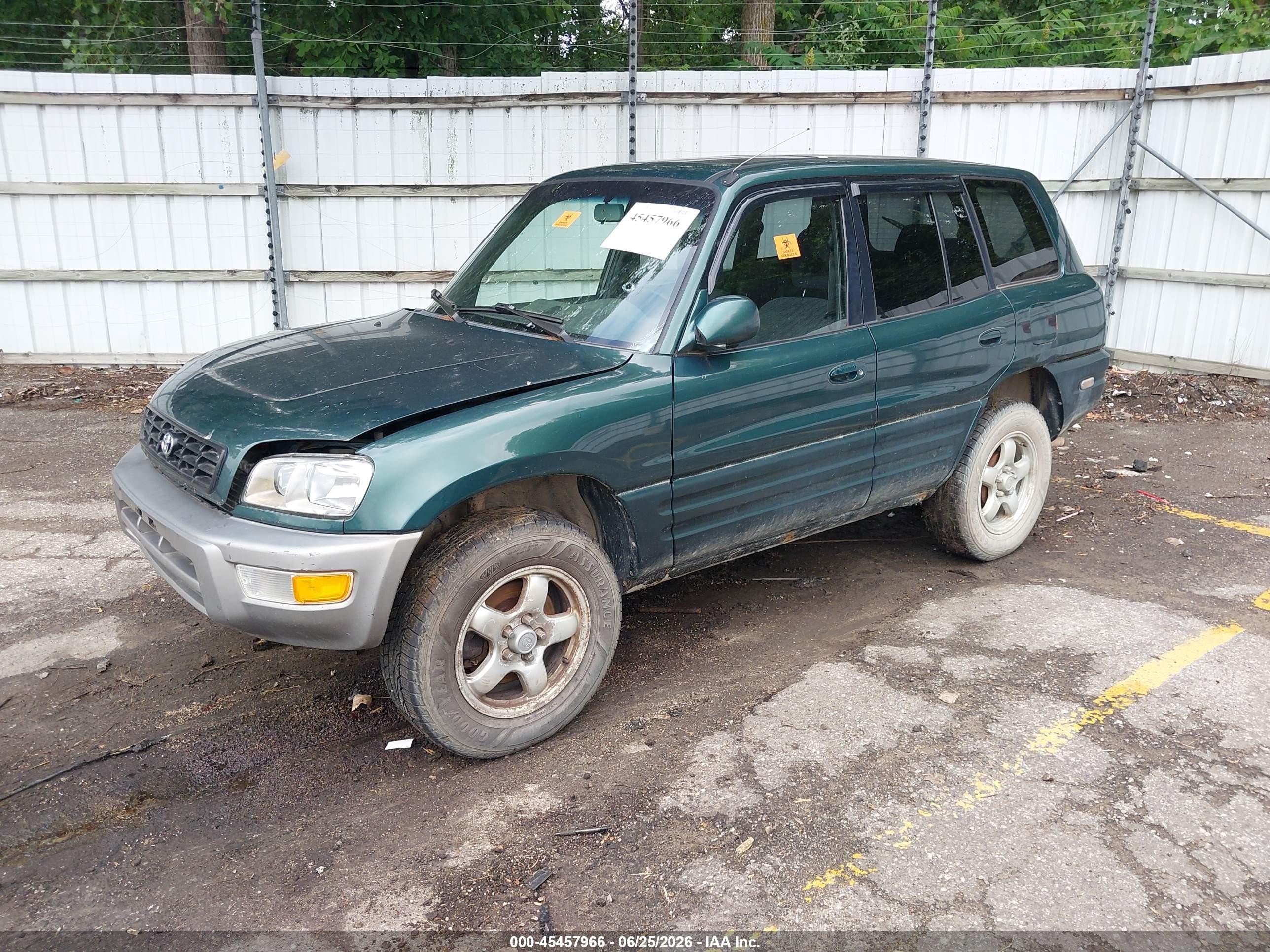2000 Toyota Rav4   Green vin: JT3HP10V8Y7151398