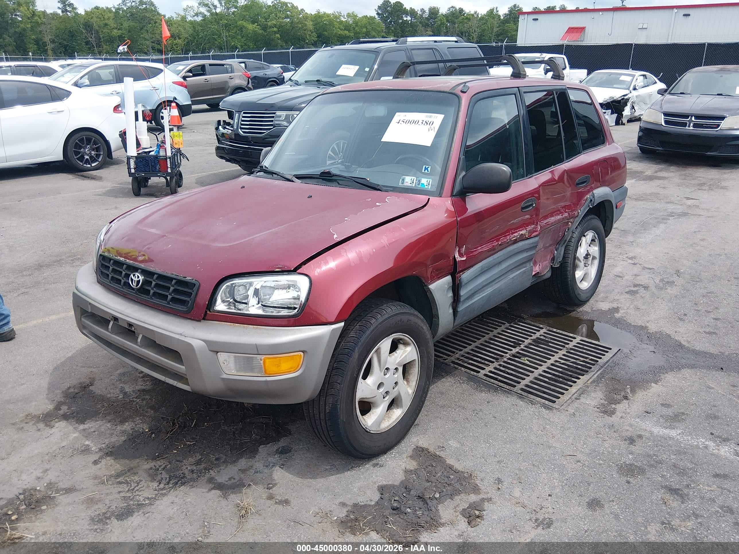 1998 Toyota Rav4   Burgundy vin: JT3HP10V9W0162769