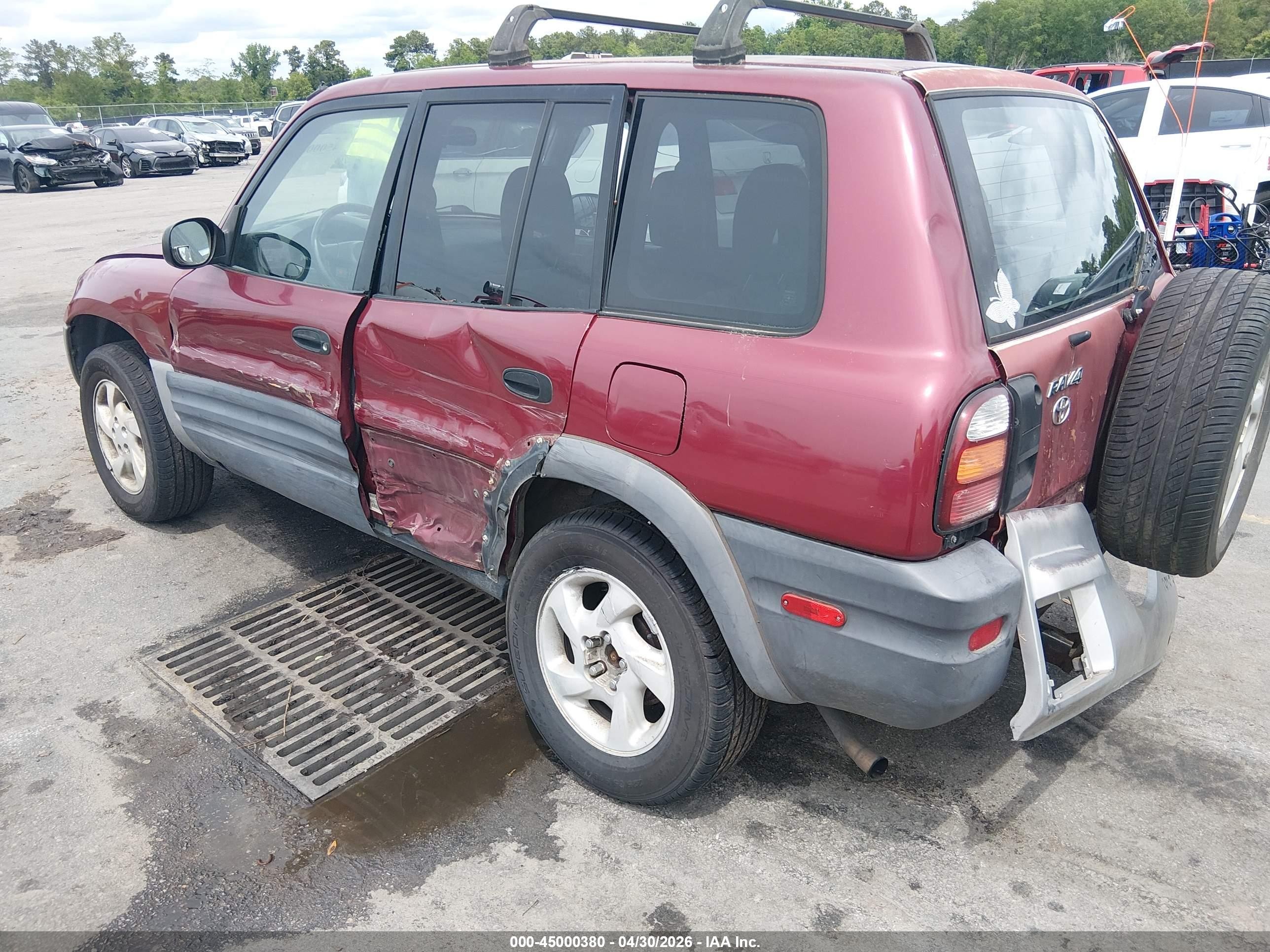 1998 Toyota Rav4   Burgundy vin: JT3HP10V9W0162769