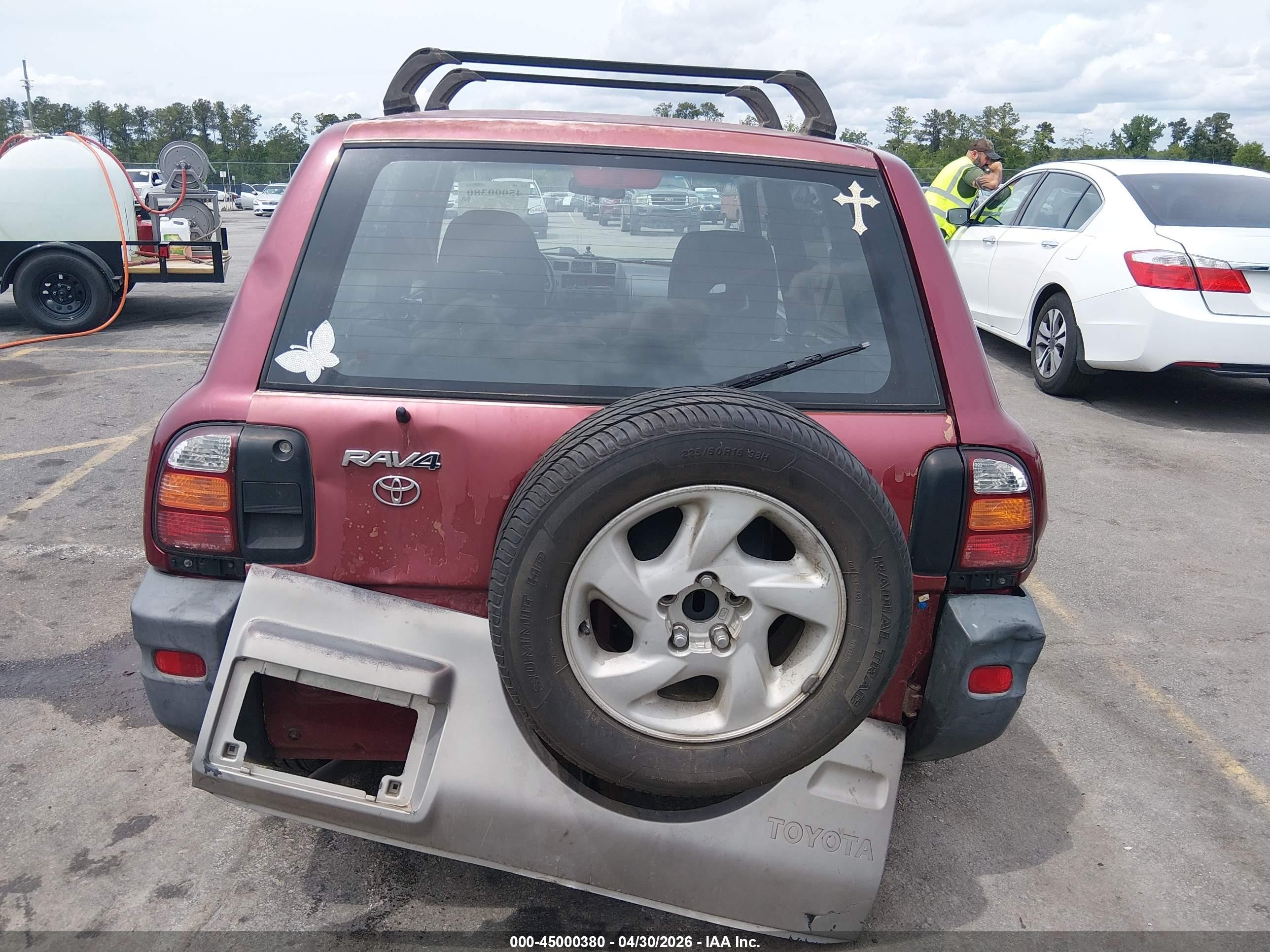 1998 Toyota Rav4   Burgundy vin: JT3HP10V9W0162769