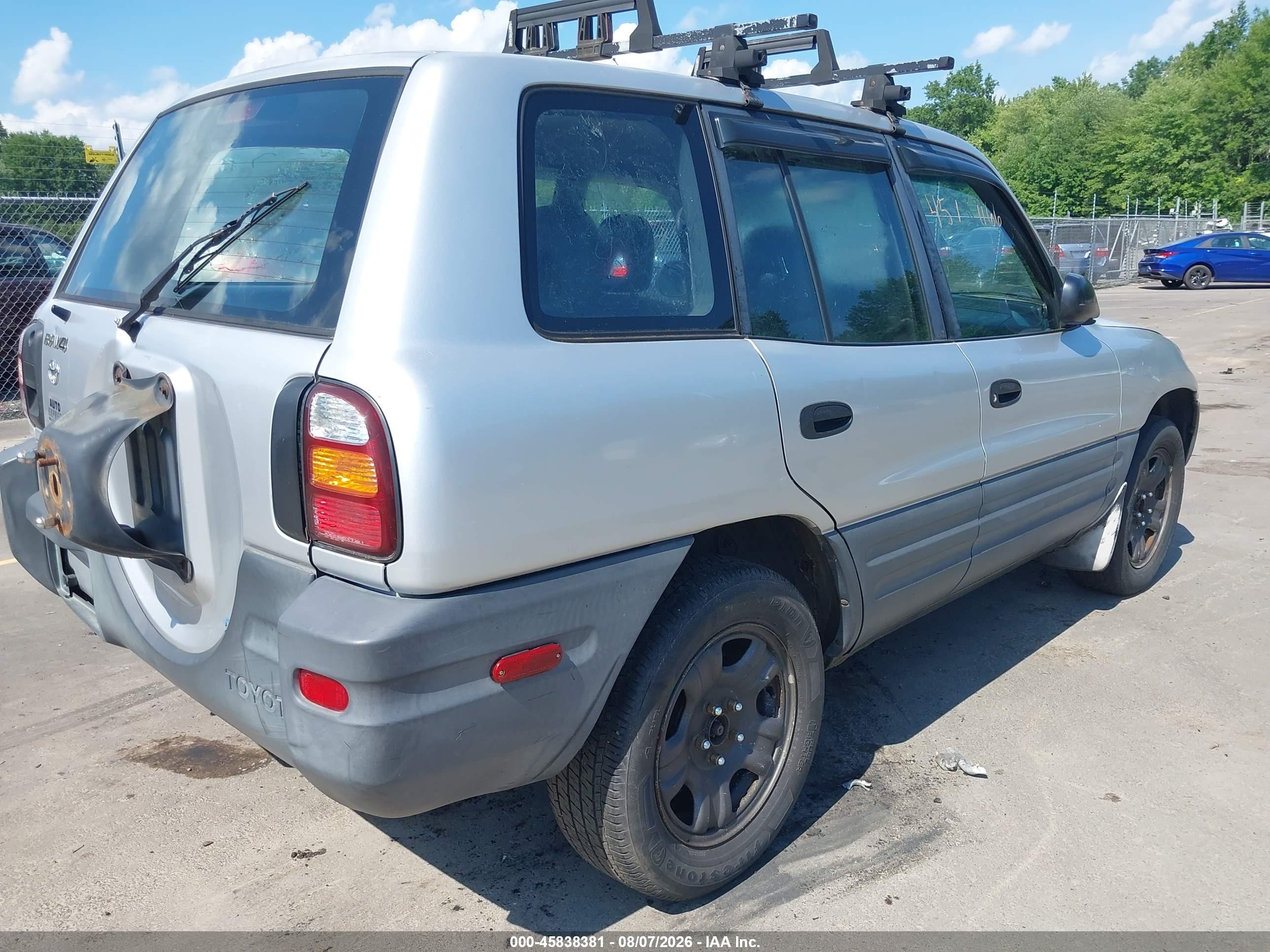 1998 Toyota Rav4   Silver vin: JT3HP10V9W0183900