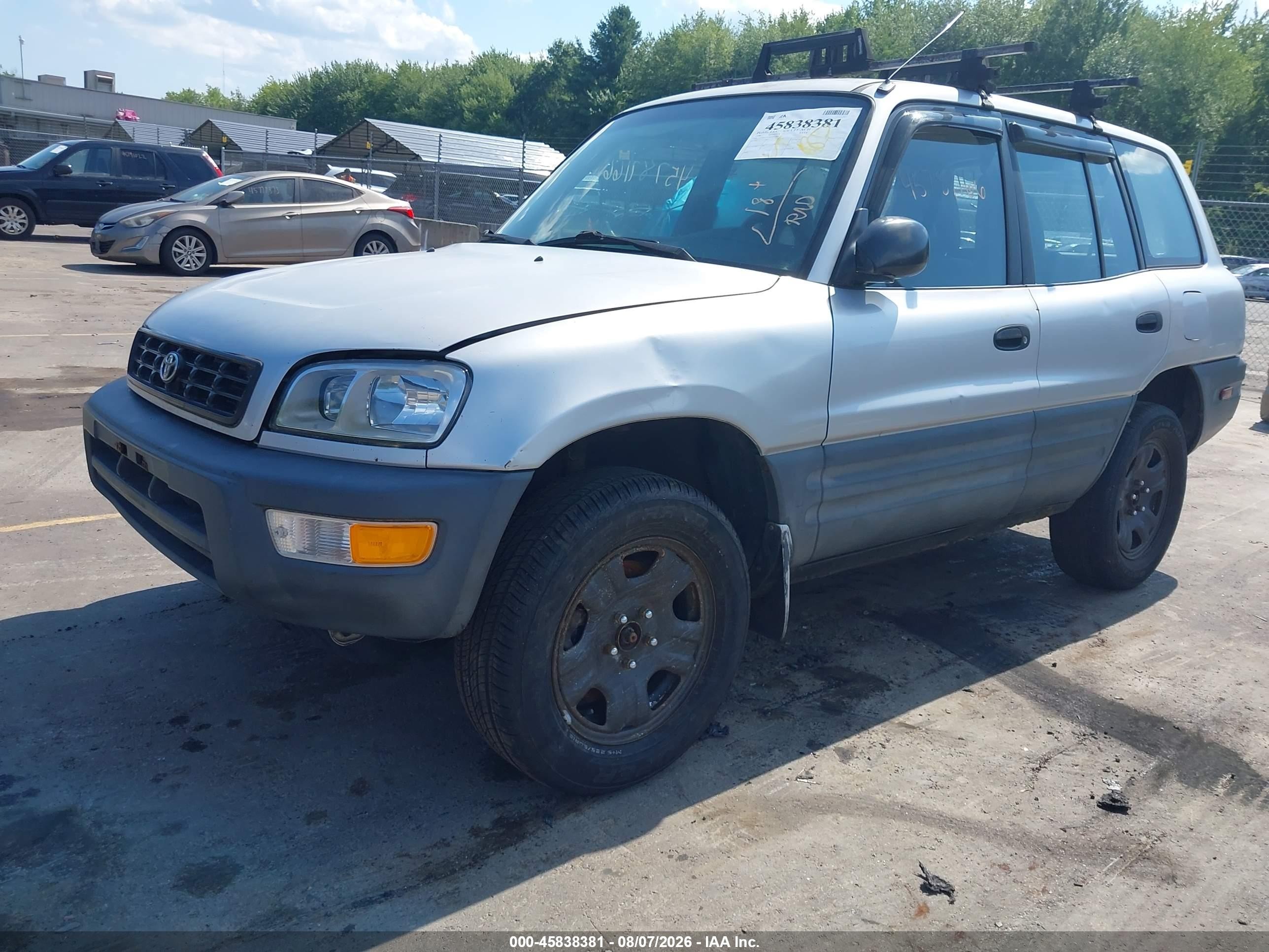 1998 Toyota Rav4   Silver vin: JT3HP10V9W0183900