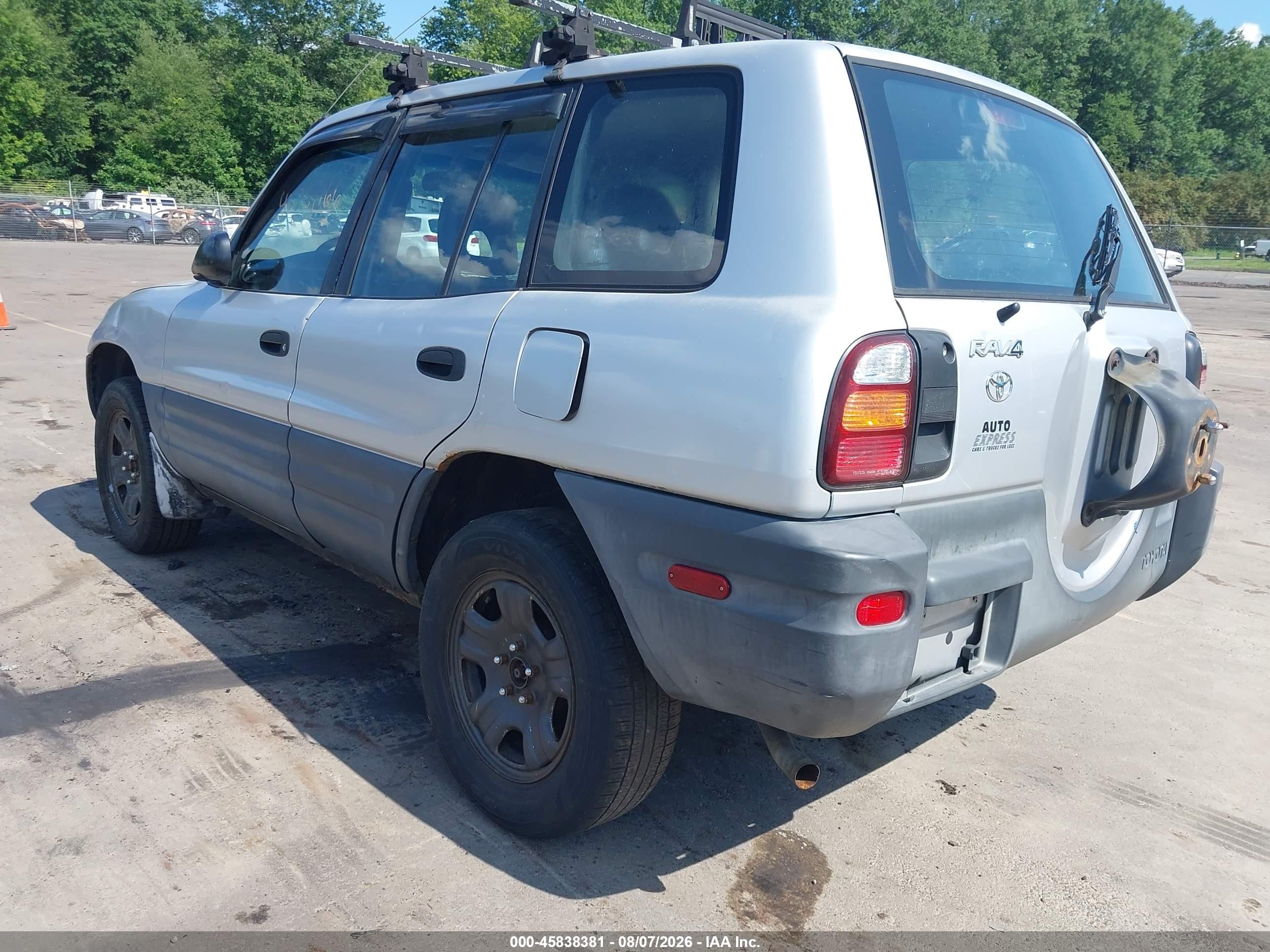 1998 Toyota Rav4   Silver vin: JT3HP10V9W0183900