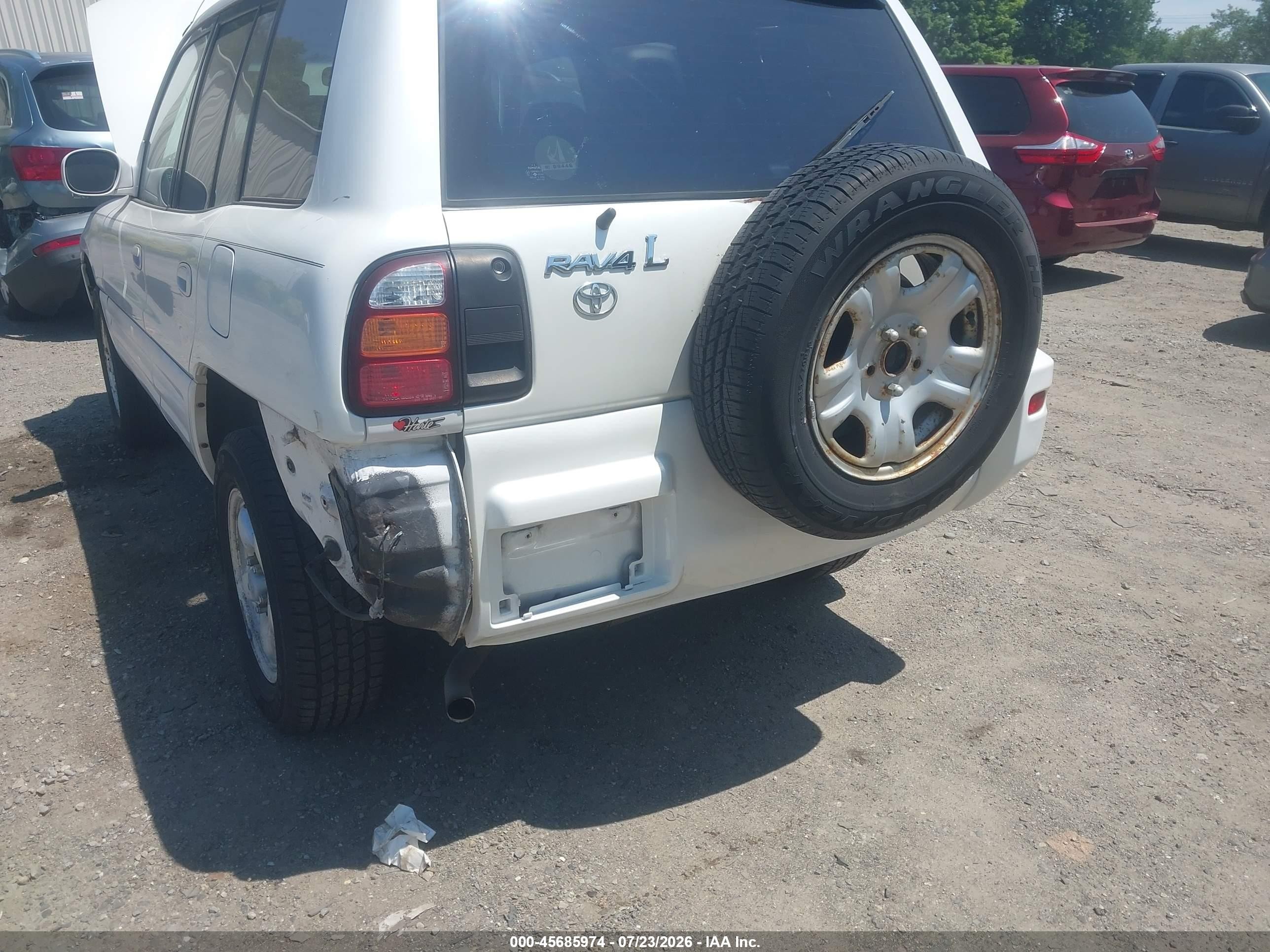 1999 Toyota Rav4   Белый vin: JT3HP10V9X7148153
