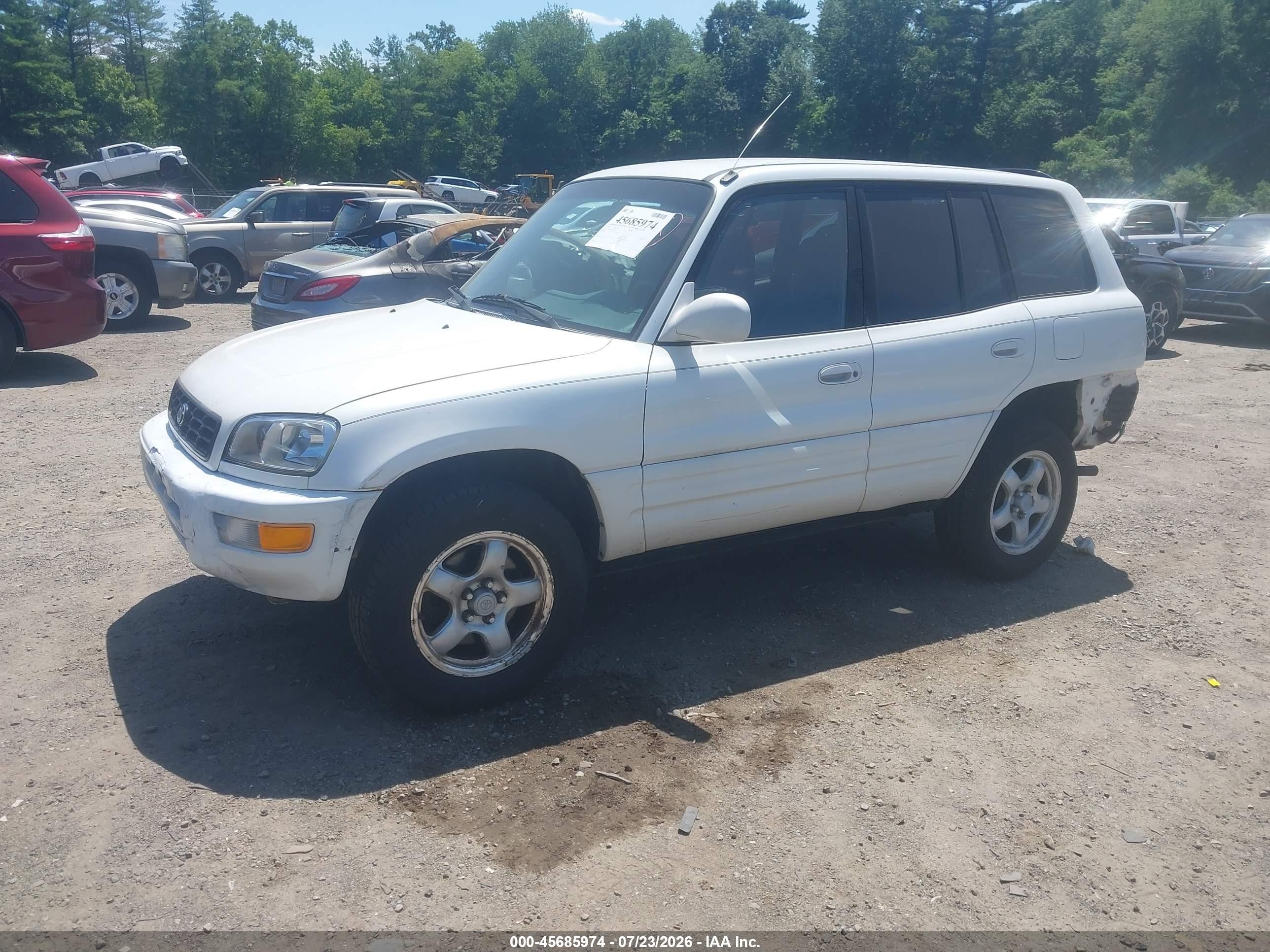 1999 Toyota Rav4   Белый vin: JT3HP10V9X7148153