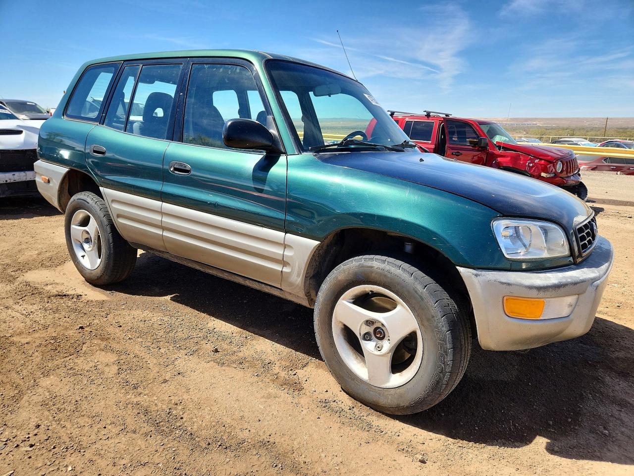 2000 Toyota Rav4 Base Green vin: JT3HP10V9Y0224951