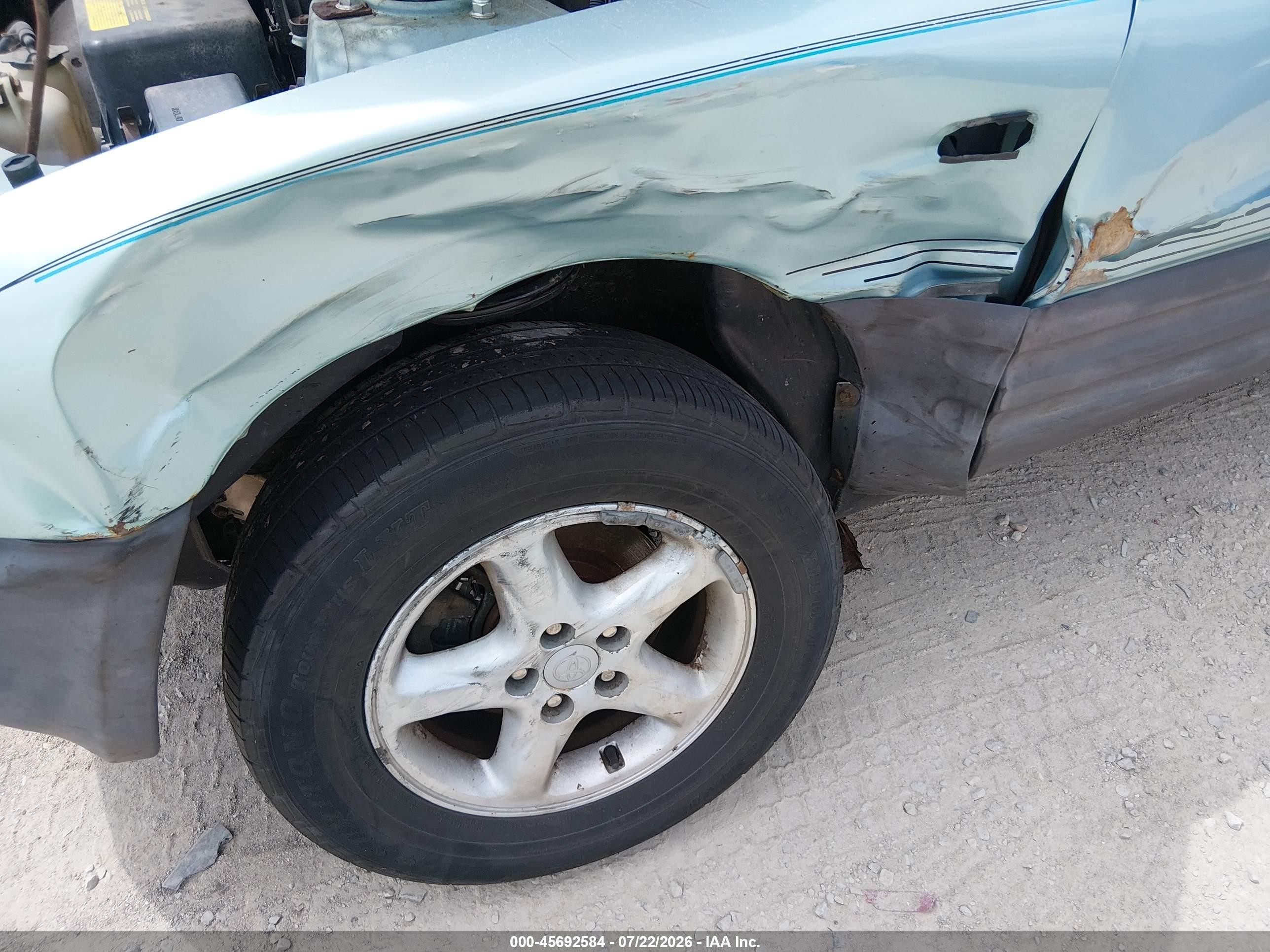 1997 Toyota Rav4   Green vin: JT3HP10VXV0109318
