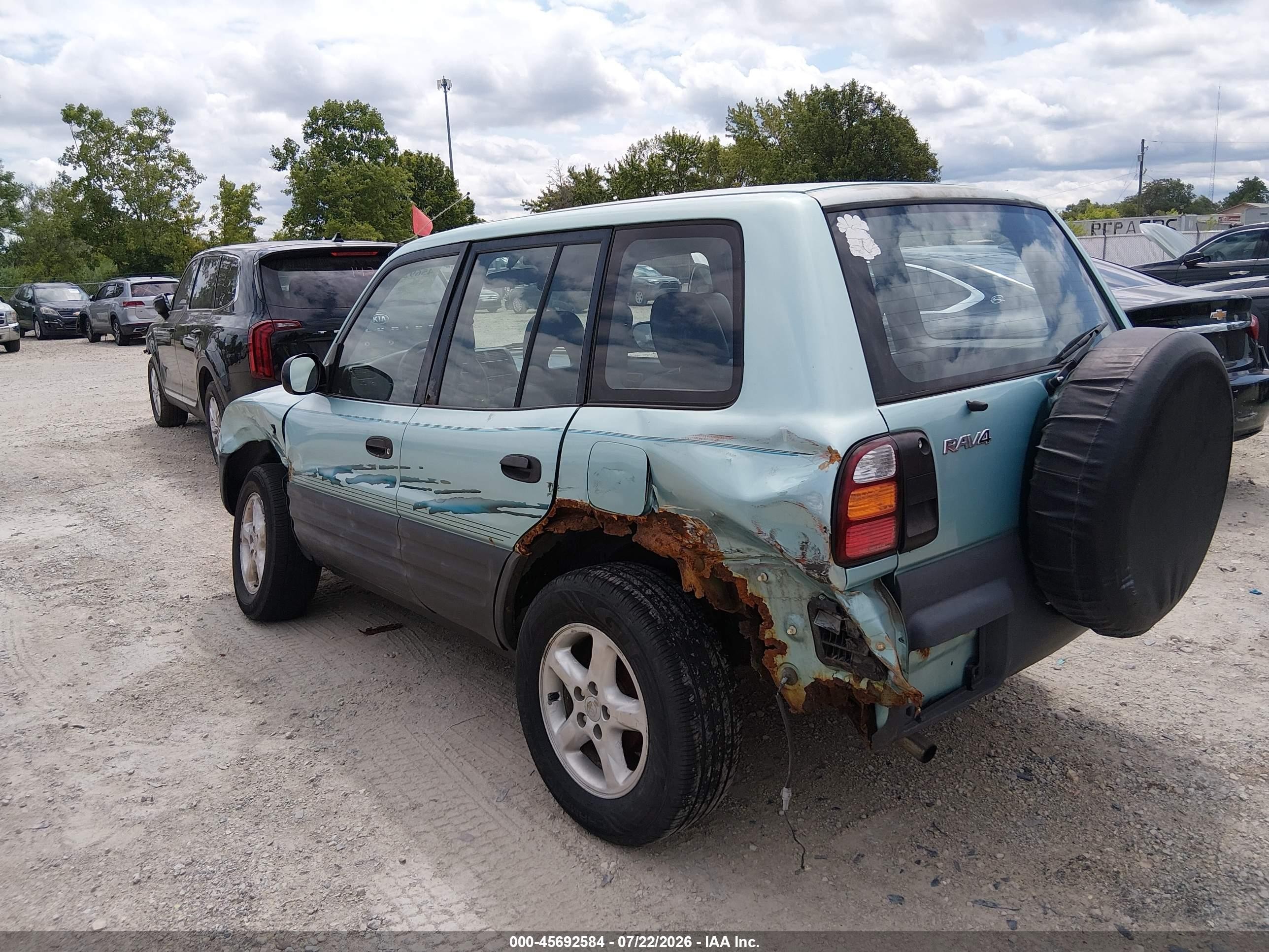 1997 Toyota Rav4   Green vin: JT3HP10VXV0109318