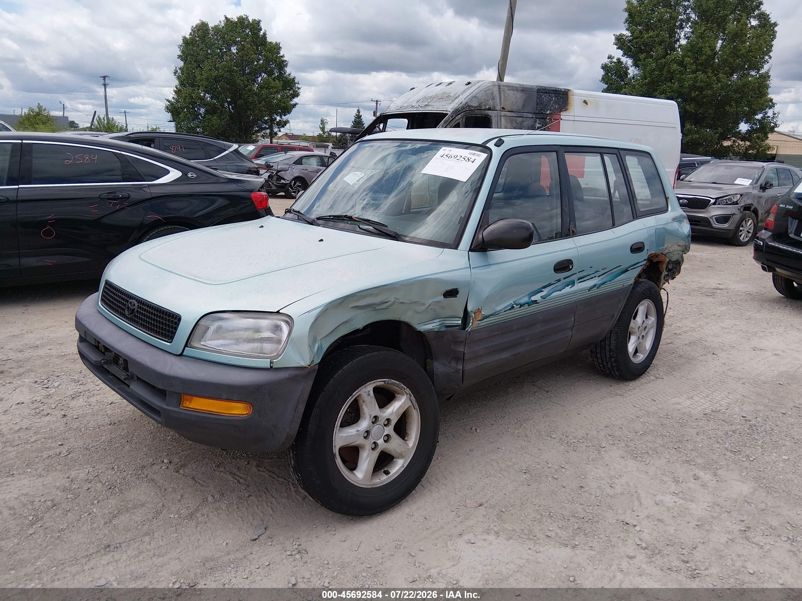 1997 Toyota Rav4   Green vin: JT3HP10VXV0109318