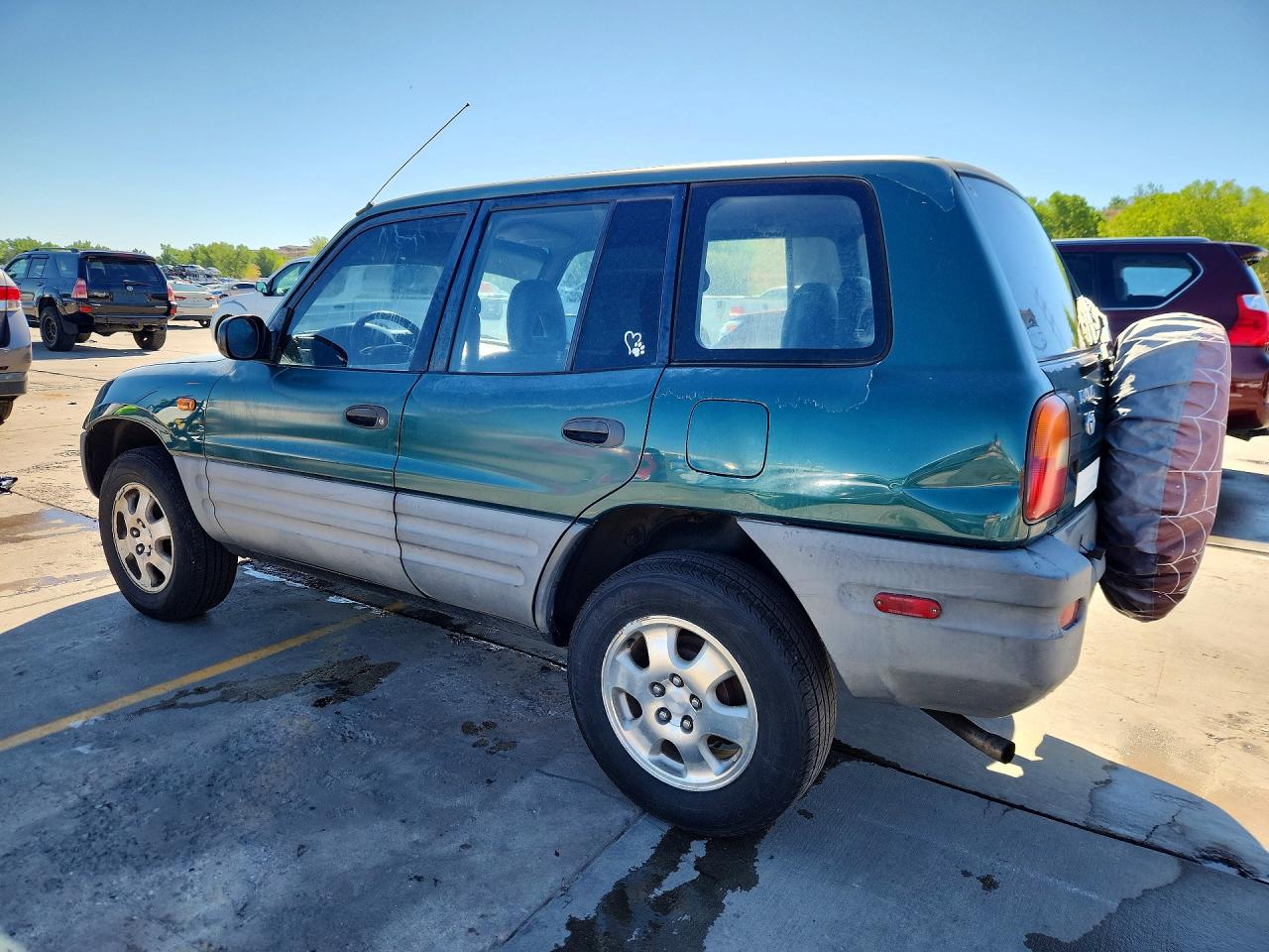 1997 Toyota Rav4 Base Зеленый vin: JT3HP10VXV0112669