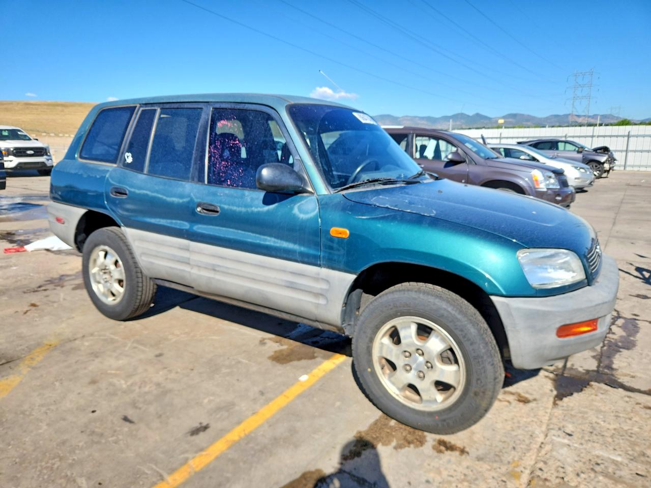 1997 Toyota Rav4 Base Зеленый vin: JT3HP10VXV0112669