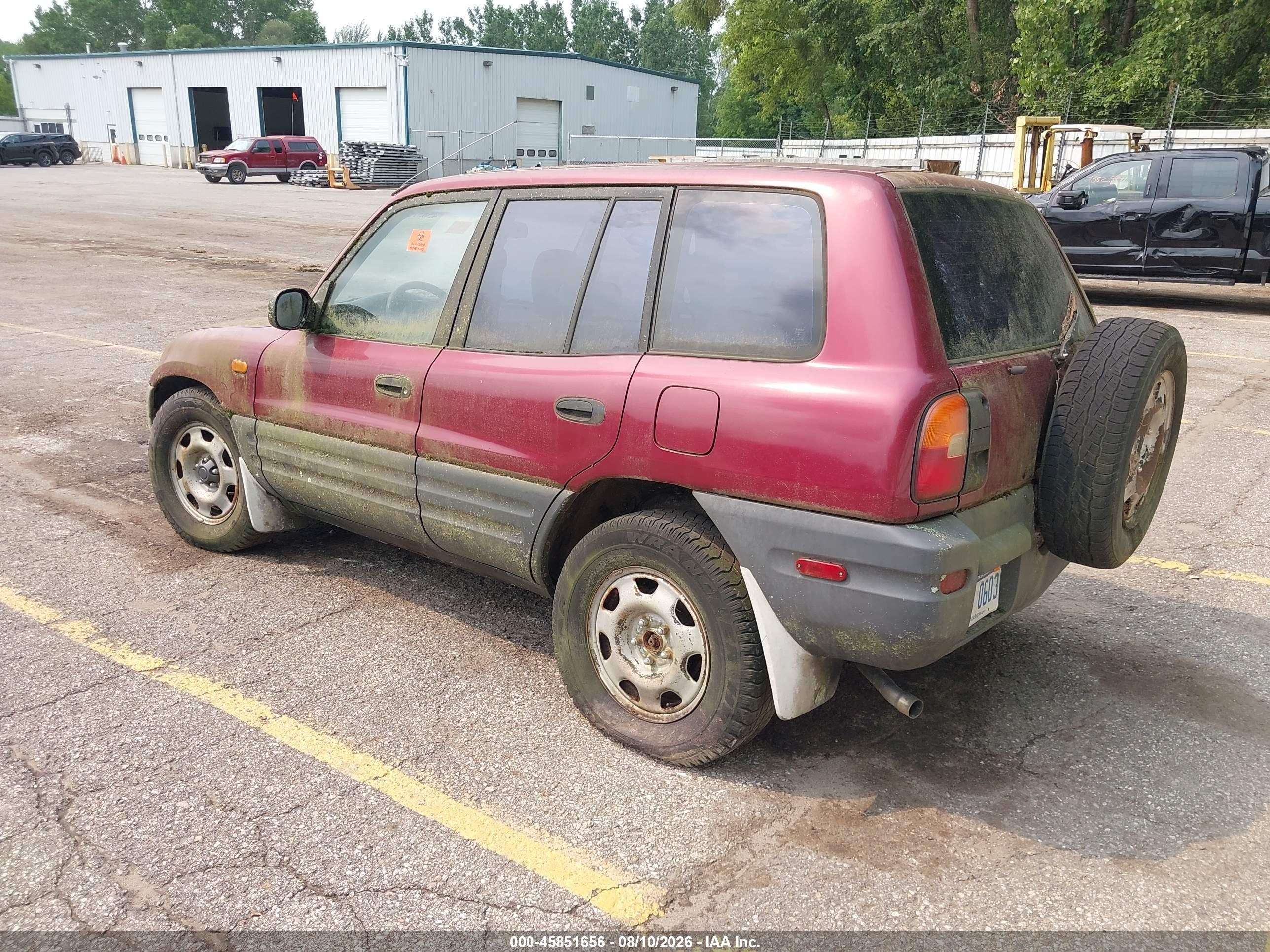 1997 Toyota Rav4   Maroon vin: JT3HP10VXV7035129
