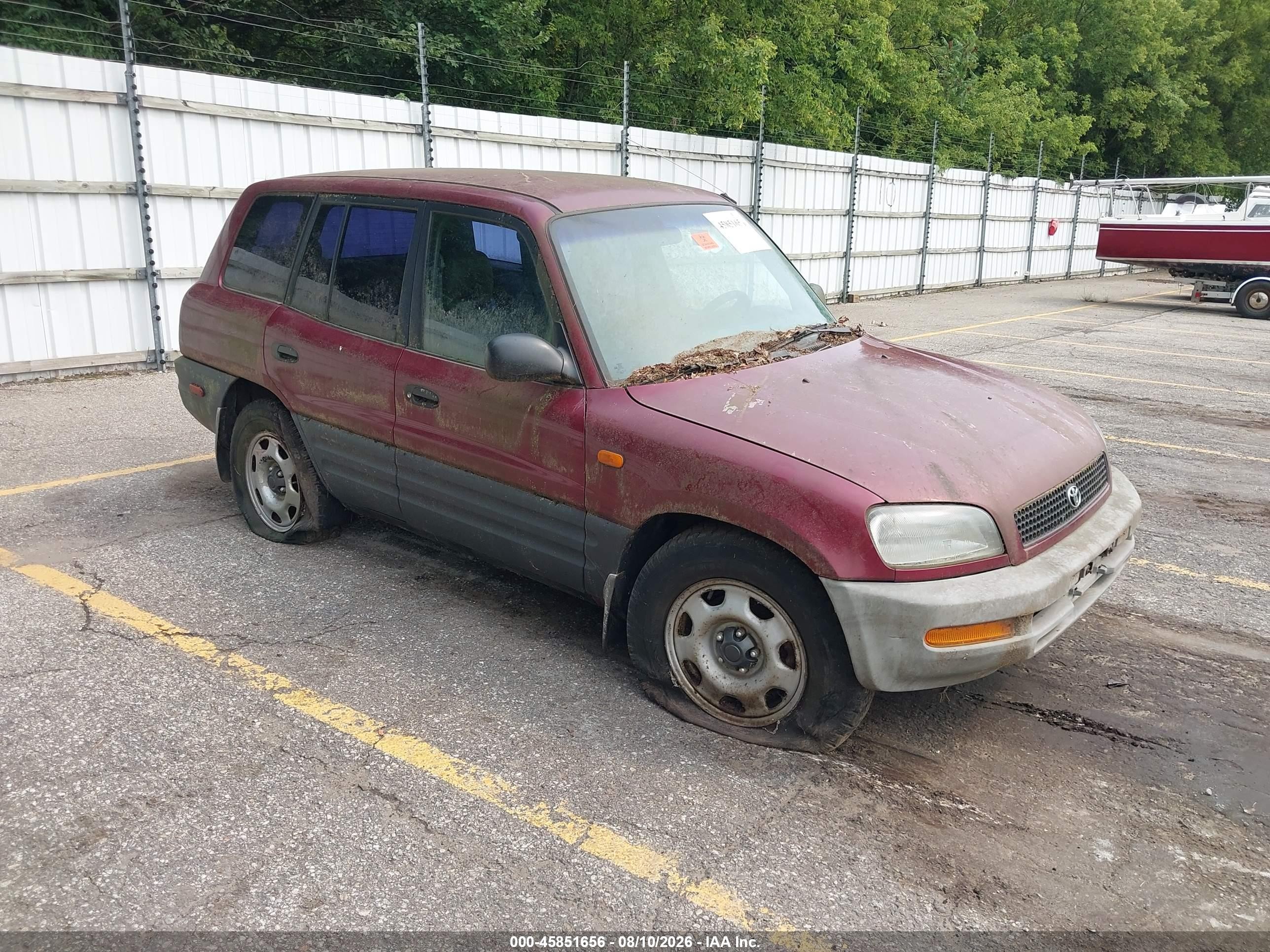 1997 Toyota Rav4   Maroon vin: JT3HP10VXV7035129