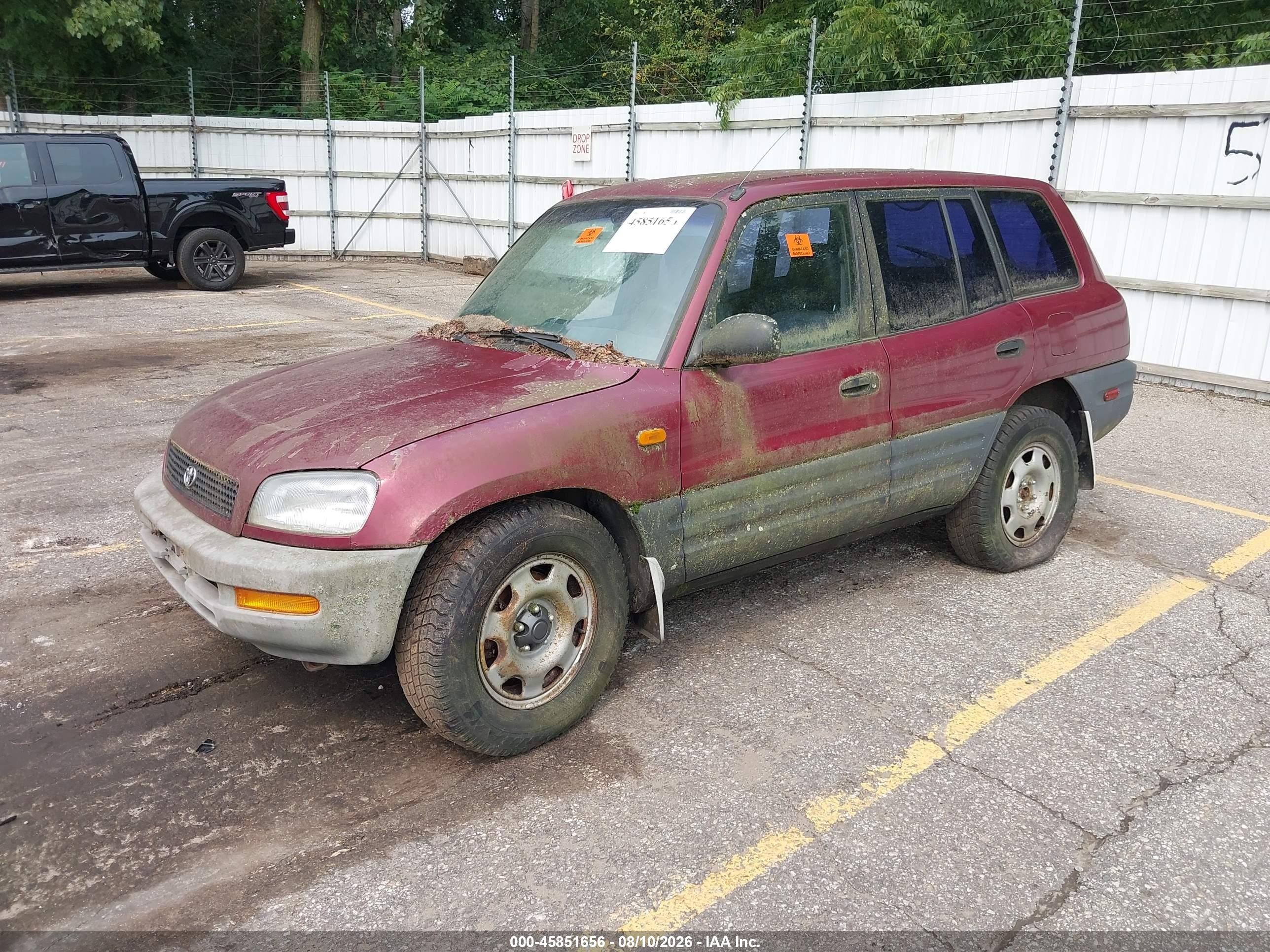 1997 Toyota Rav4   Maroon vin: JT3HP10VXV7035129