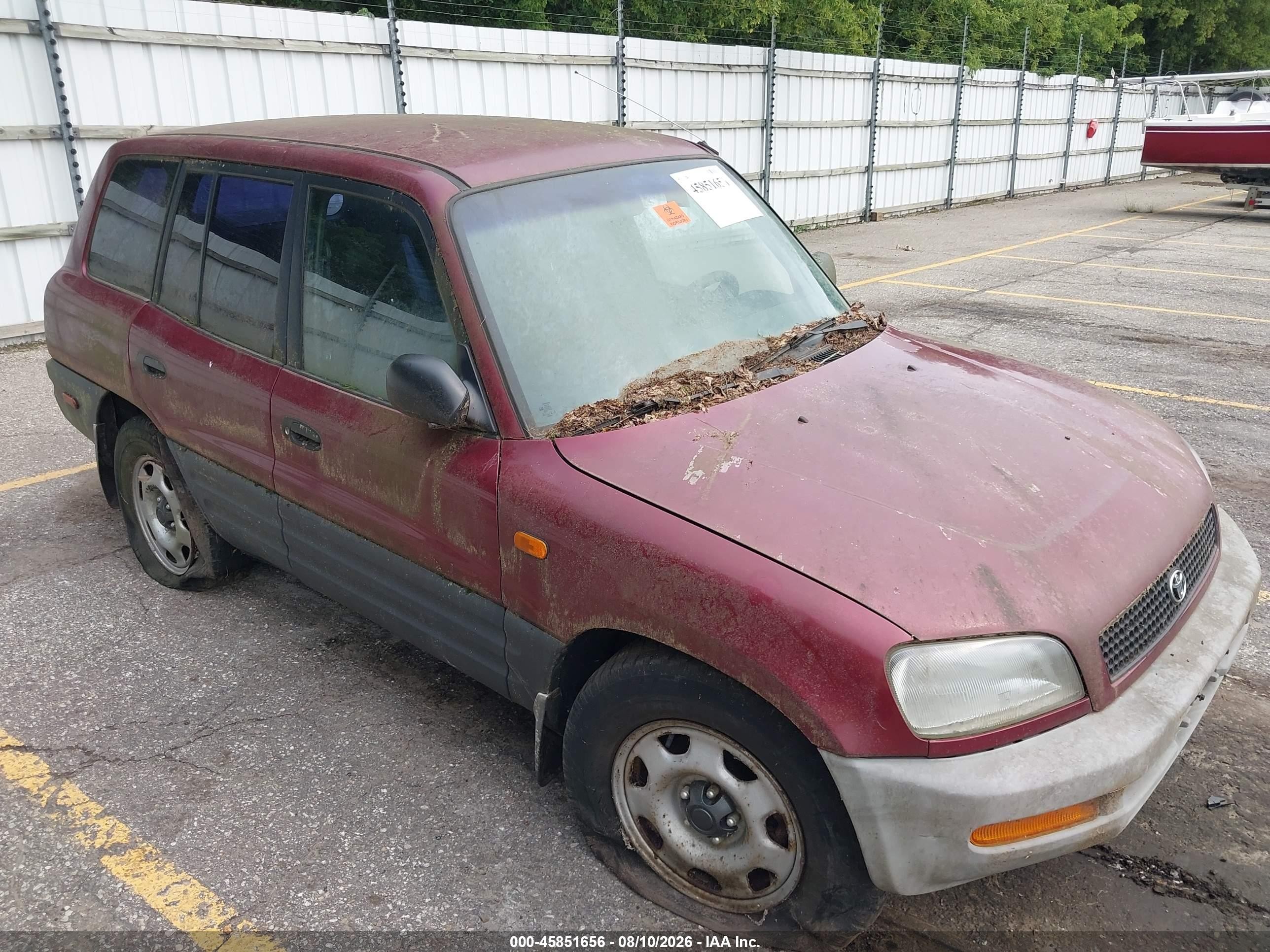 1997 Toyota Rav4   Maroon vin: JT3HP10VXV7035129