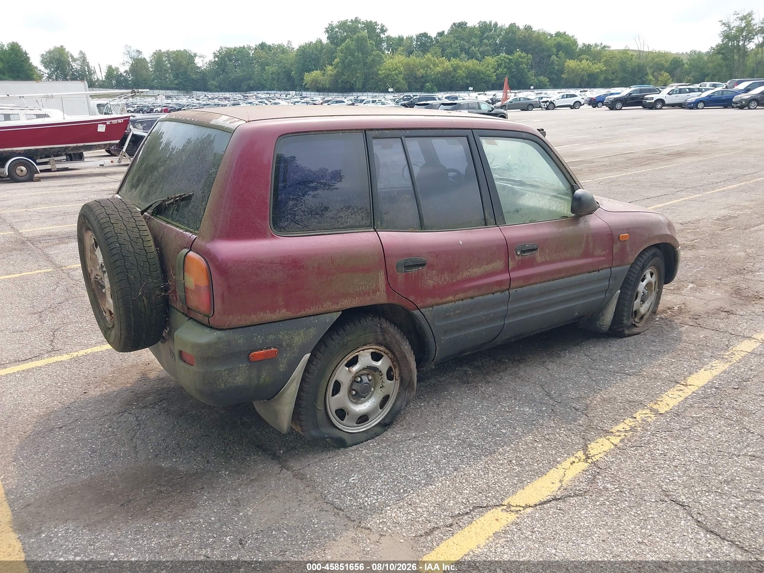 1997 Toyota Rav4   Maroon vin: JT3HP10VXV7035129