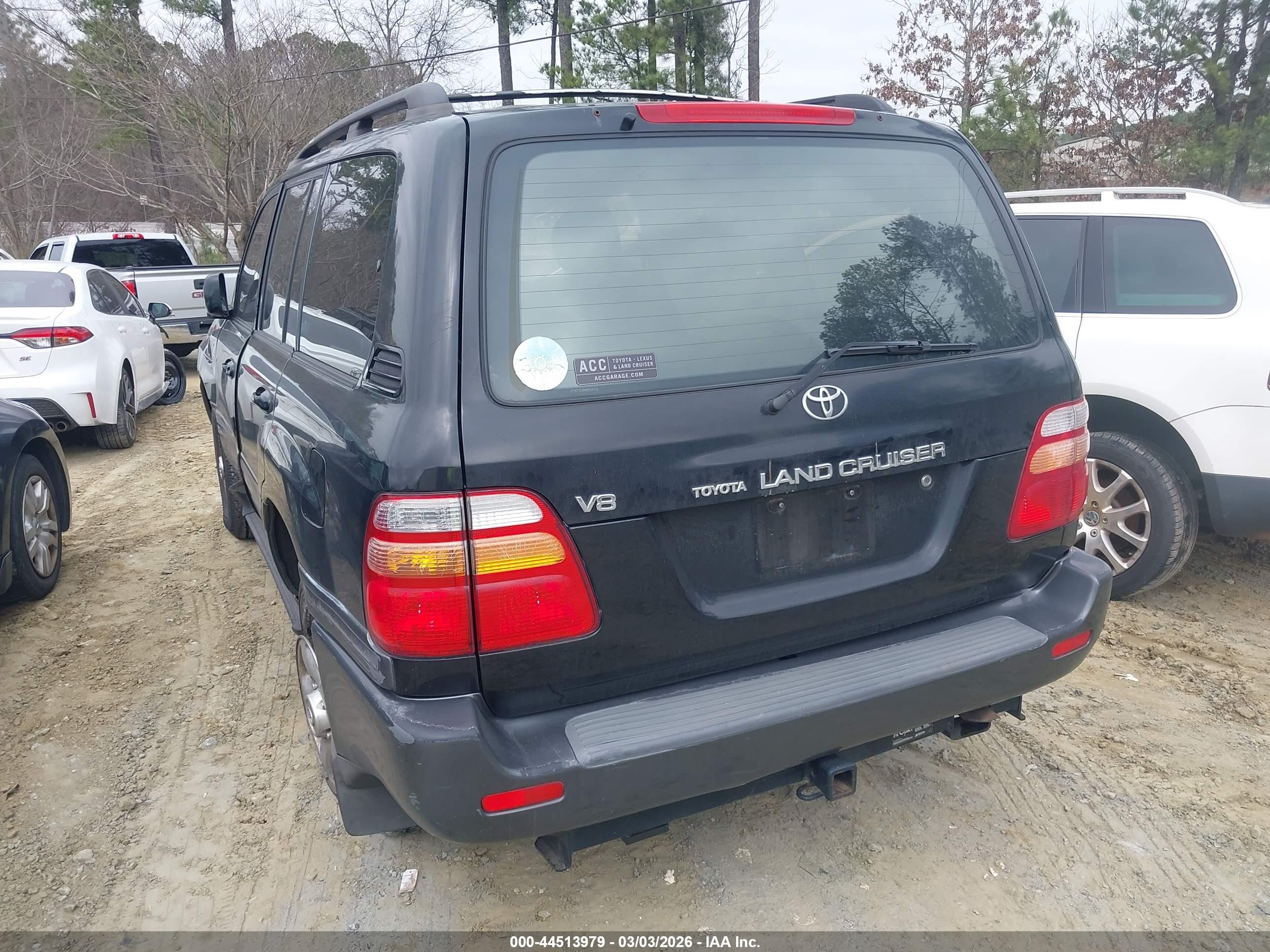 1998 Toyota Land Cruiser   Black vin: JT3HT05J0W0016725