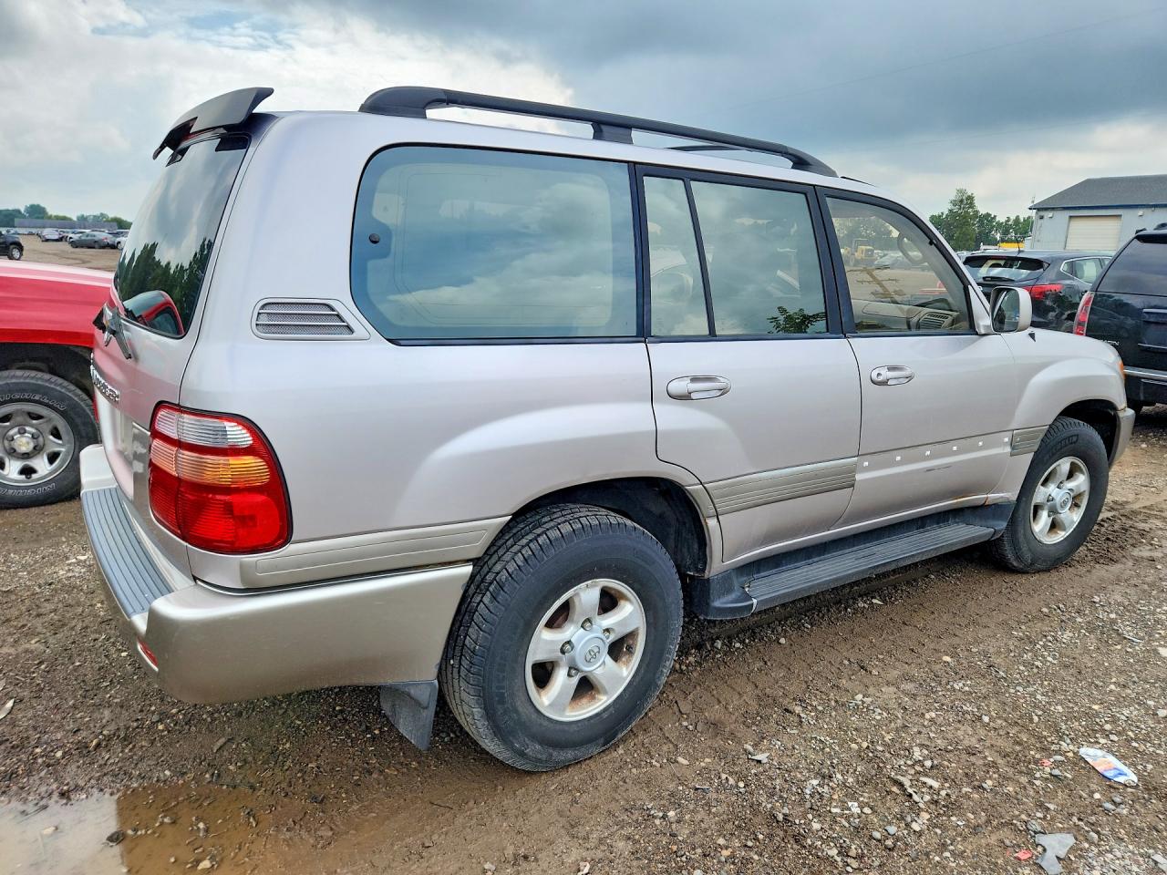 1999 Toyota Land Cruiser Silver vin: JT3HT05J0X0031498