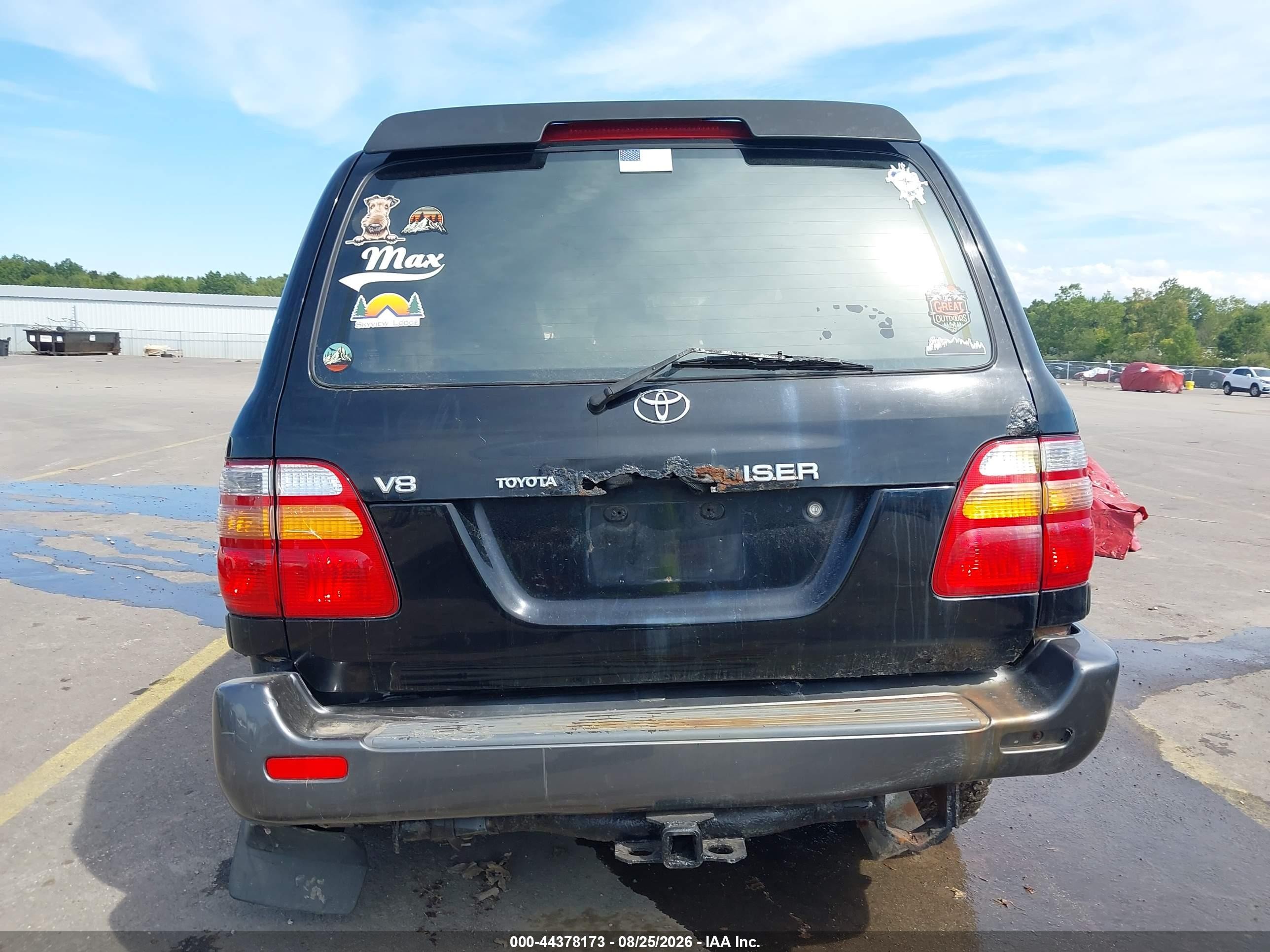 1999 Toyota Land Cruiser Черный vin: JT3HT05J4X0057506