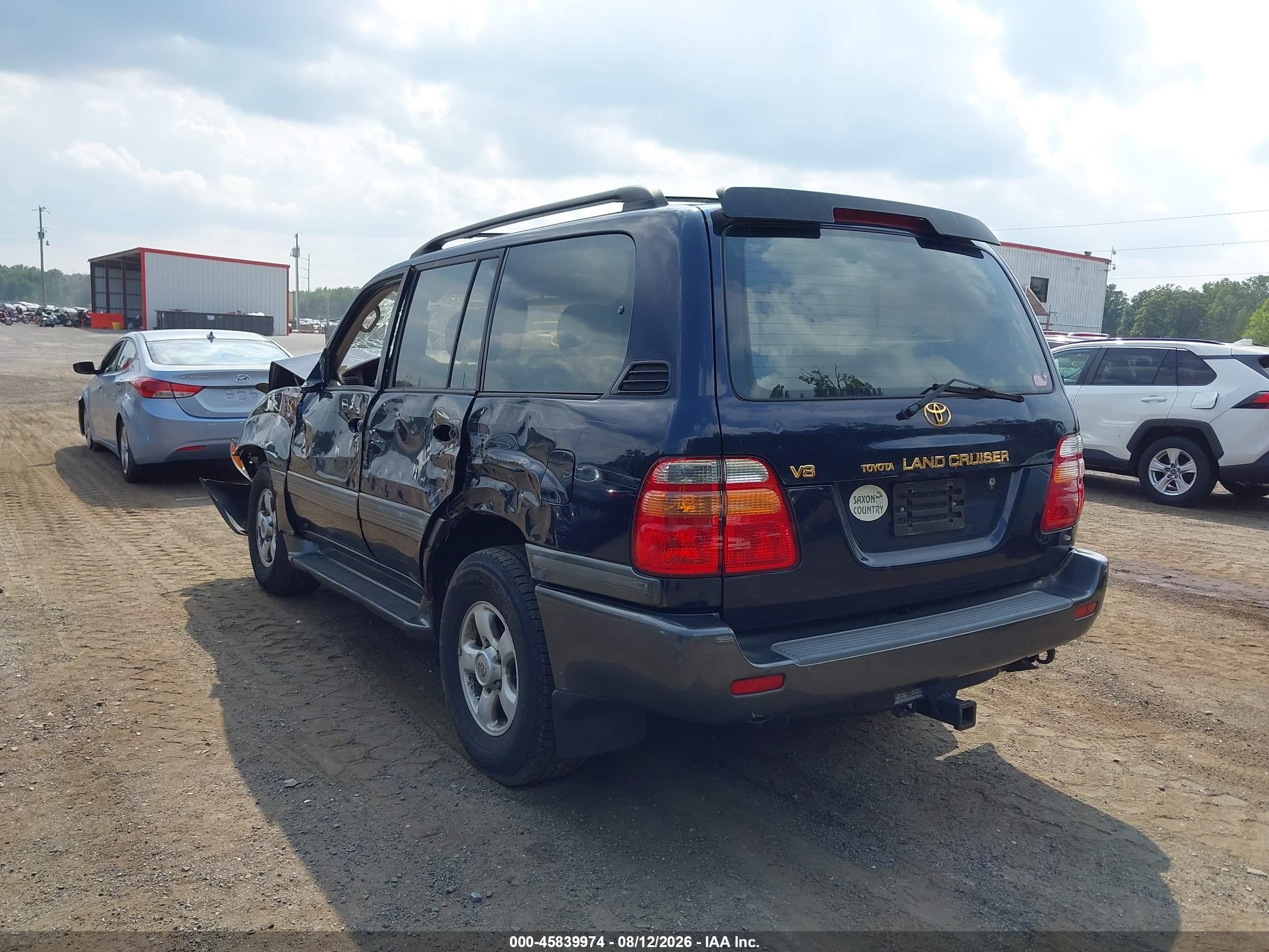 2000 Toyota Land Cruiser   Blue vin: JT3HT05J5Y0124082