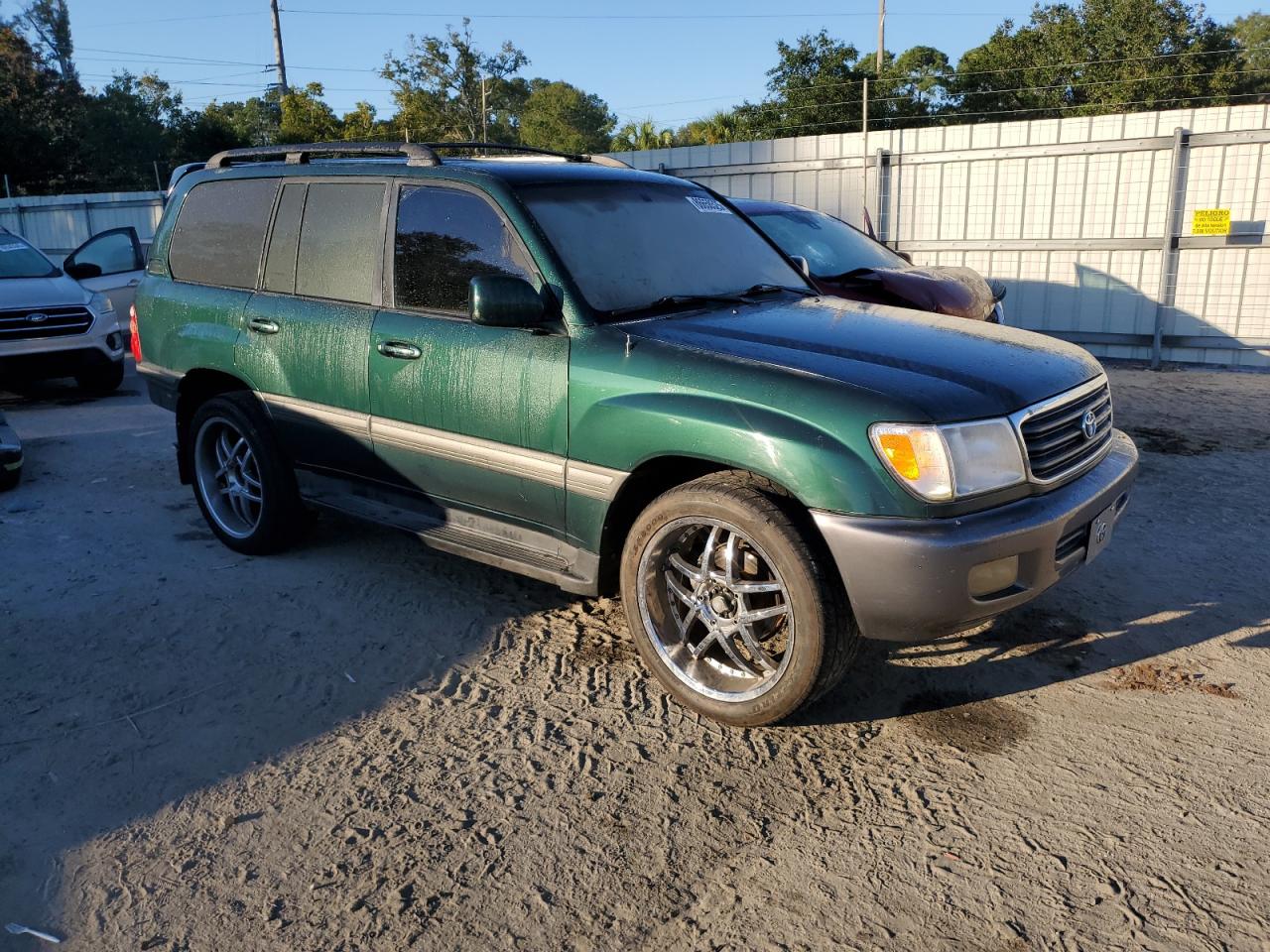 1998 Toyota Land Cruiser Green vin: JT3HT05J6W0013988