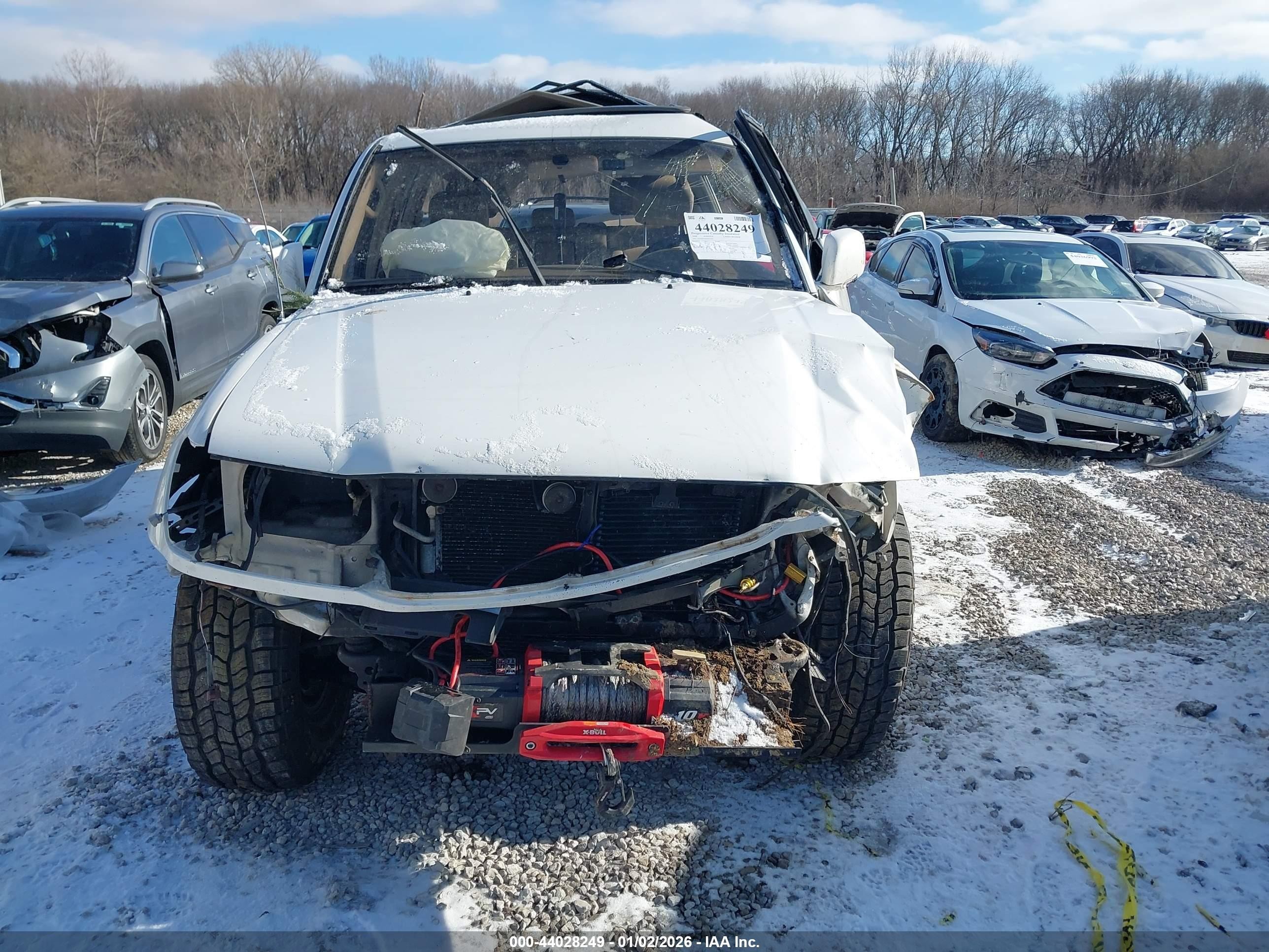 1998 Toyota Land Cruiser   Белый vin: JT3HT05J6W0015207