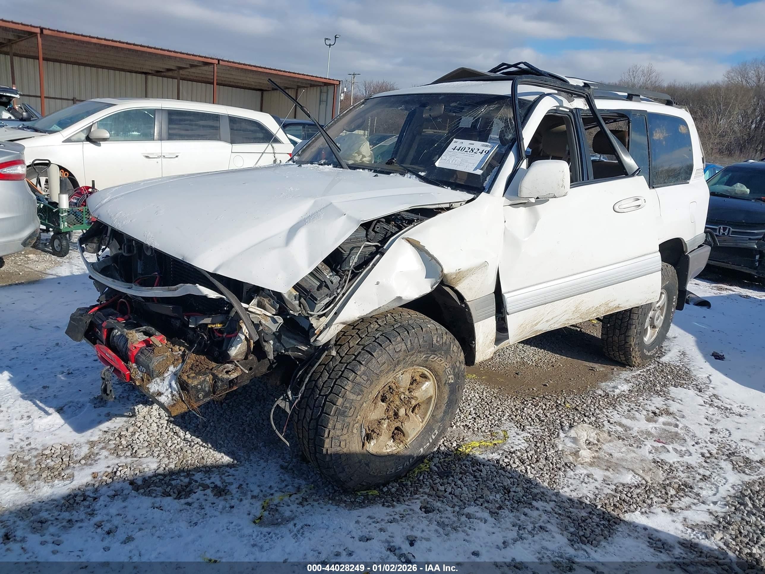 1998 Toyota Land Cruiser   Белый vin: JT3HT05J6W0015207