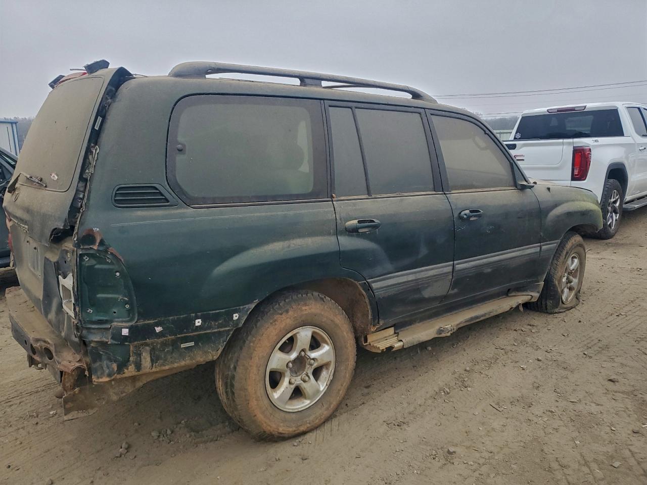 1999 Toyota Land Cruiser Green vin: JT3HT05J7X0041381